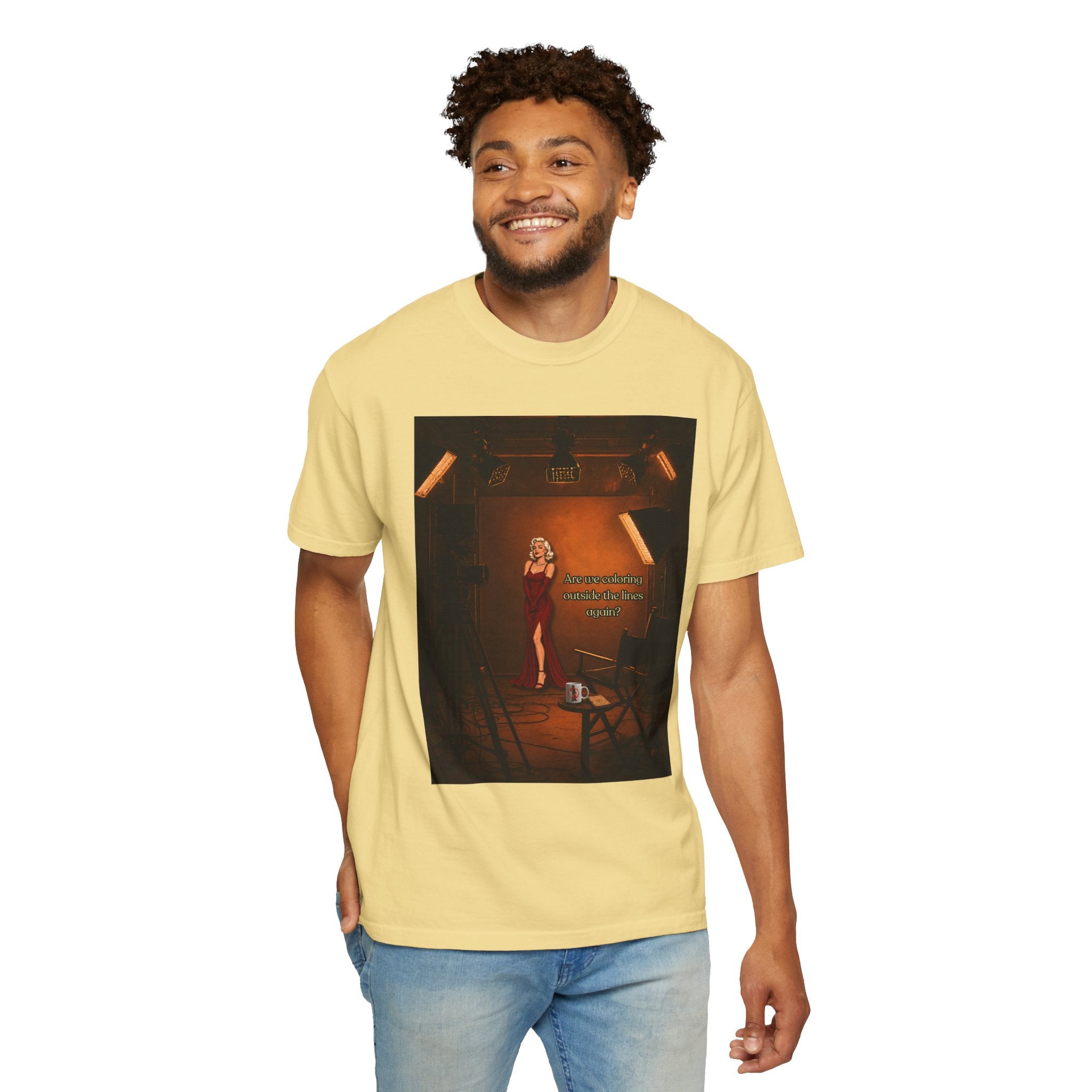 Are We Coloring Outside the lines again? Retro T-Shirt — Vintage Lexi Studio Graphic Tee