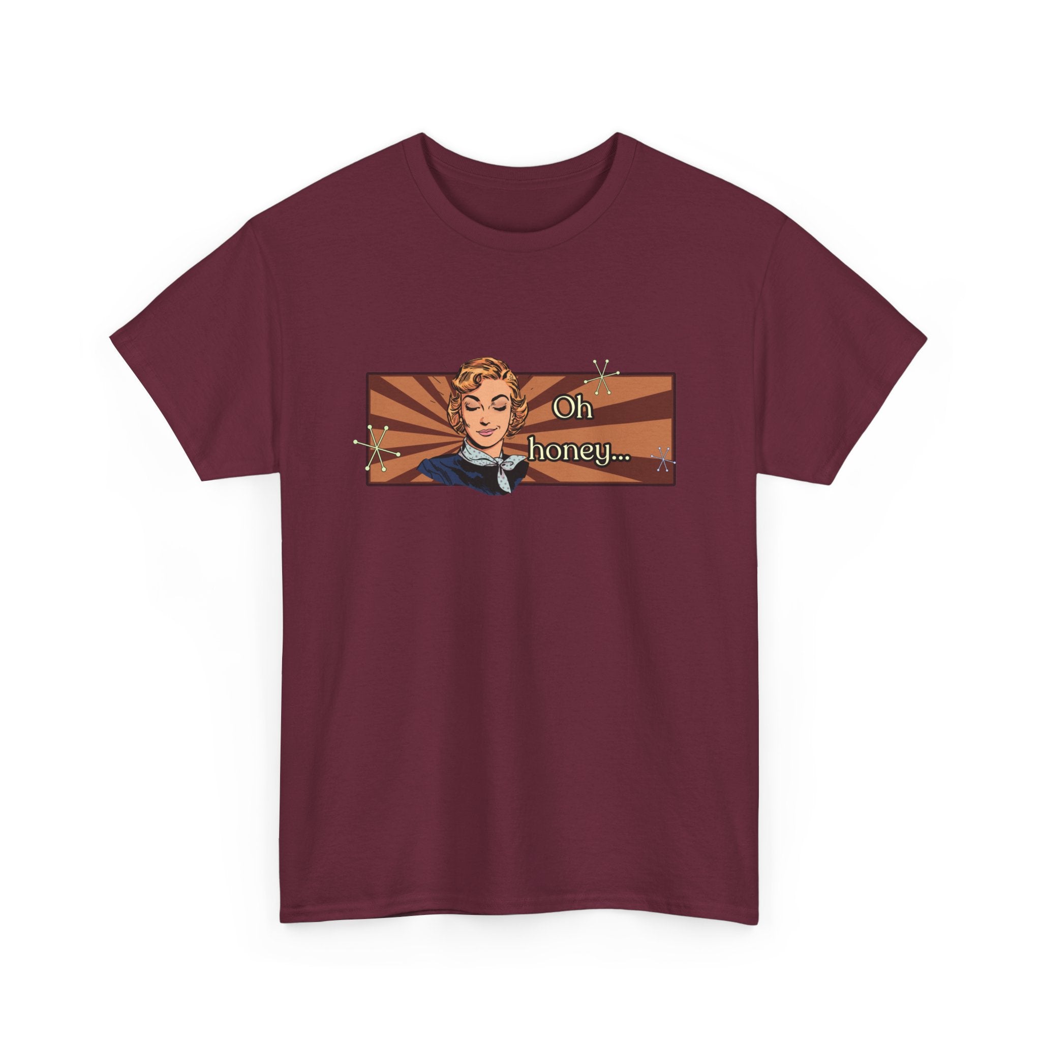 Oh Honey Retro Tee -  Vintage Style Graphic Tee