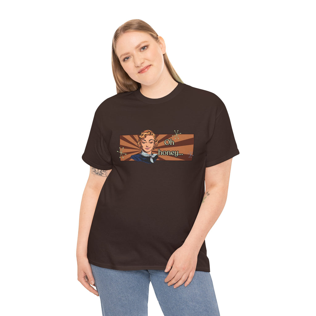 Oh Honey Retro Tee -  Vintage Style Graphic Tee