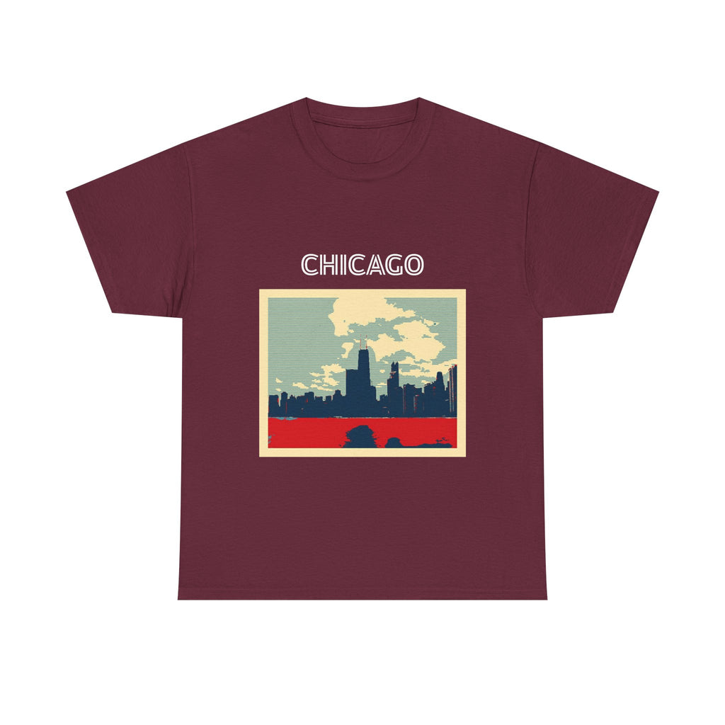 Chicago Skyline - Animated Graphic Tee