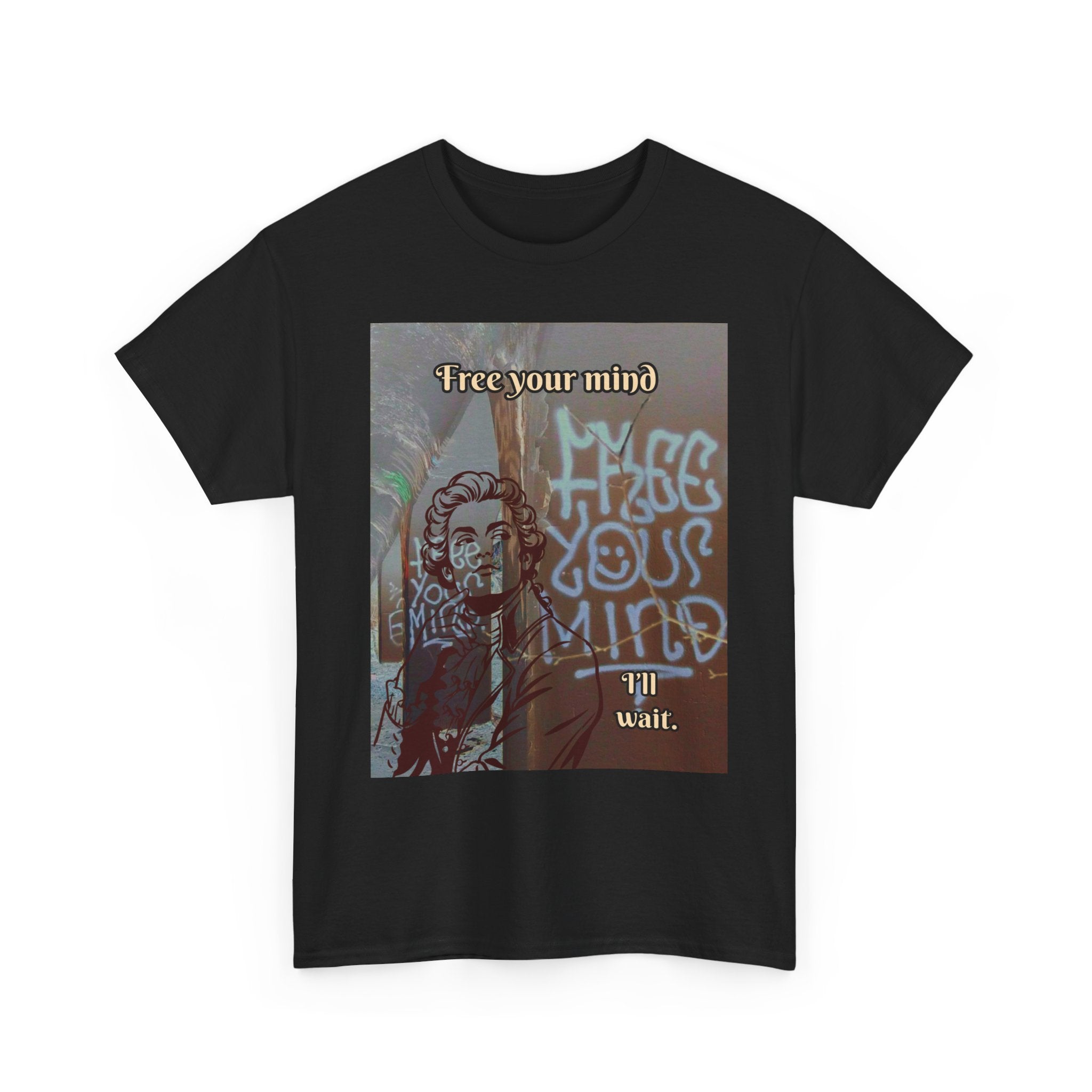 Free Your Mind. I'll Wait 2. — Vintage Graphic Tee