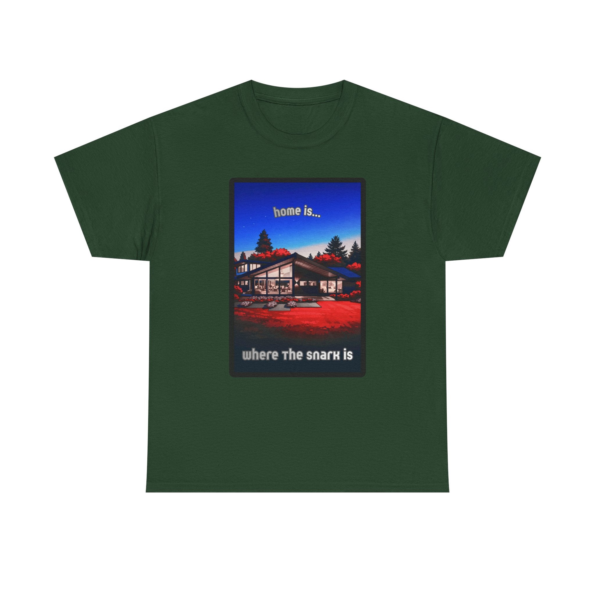 Home Is Where the Snark Is T-Shirt — Retro MCM Graphic Tee