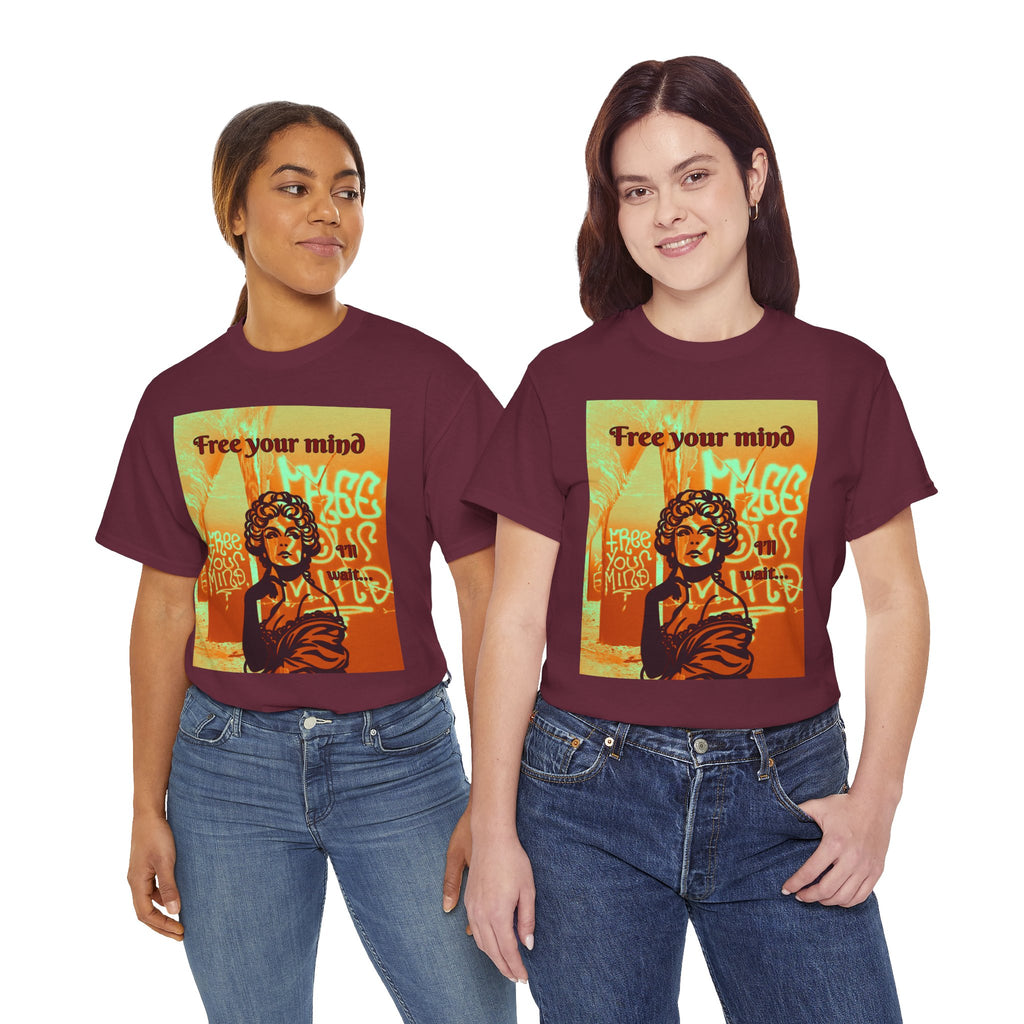 Common Courtesy — Vintage Graffiti Free Your Mind Graphic Tee