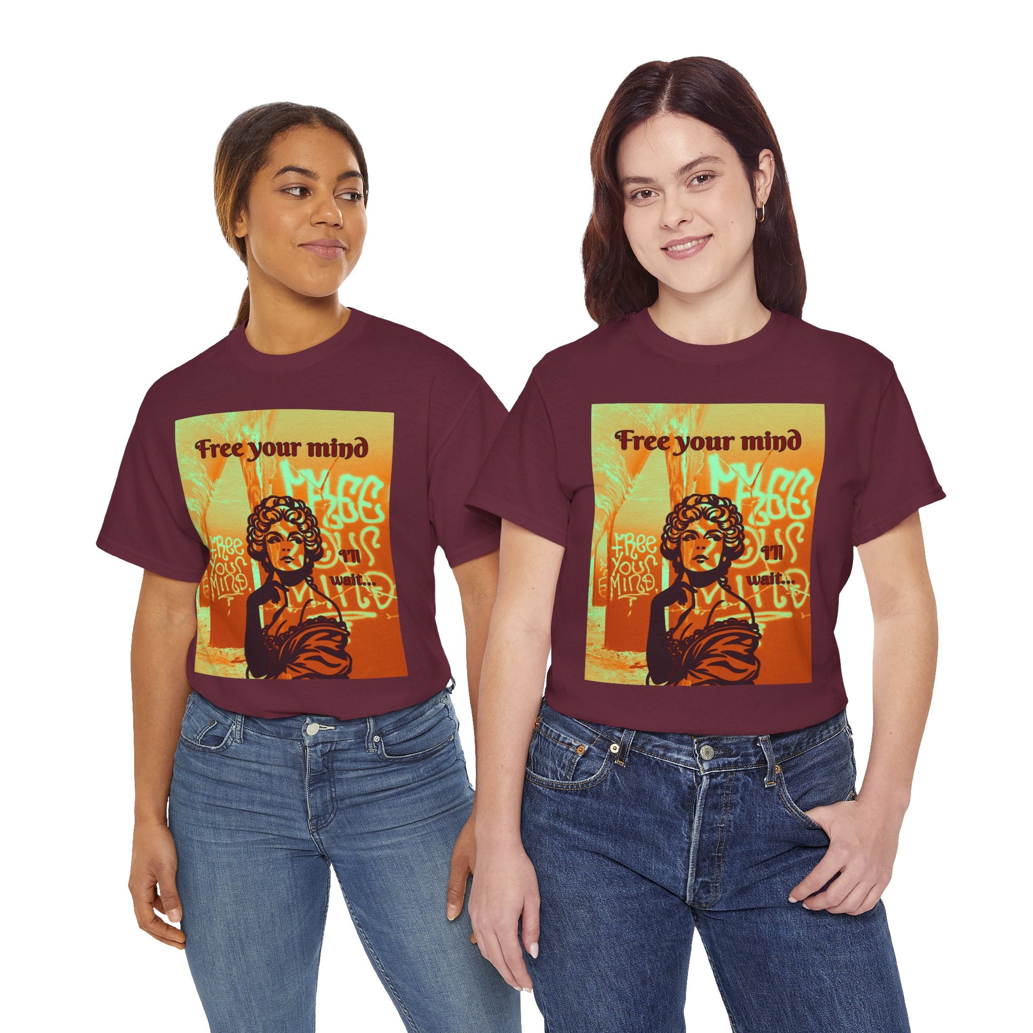 Common Courtesy — Vintage Graffiti Free Your Mind Graphic Tee