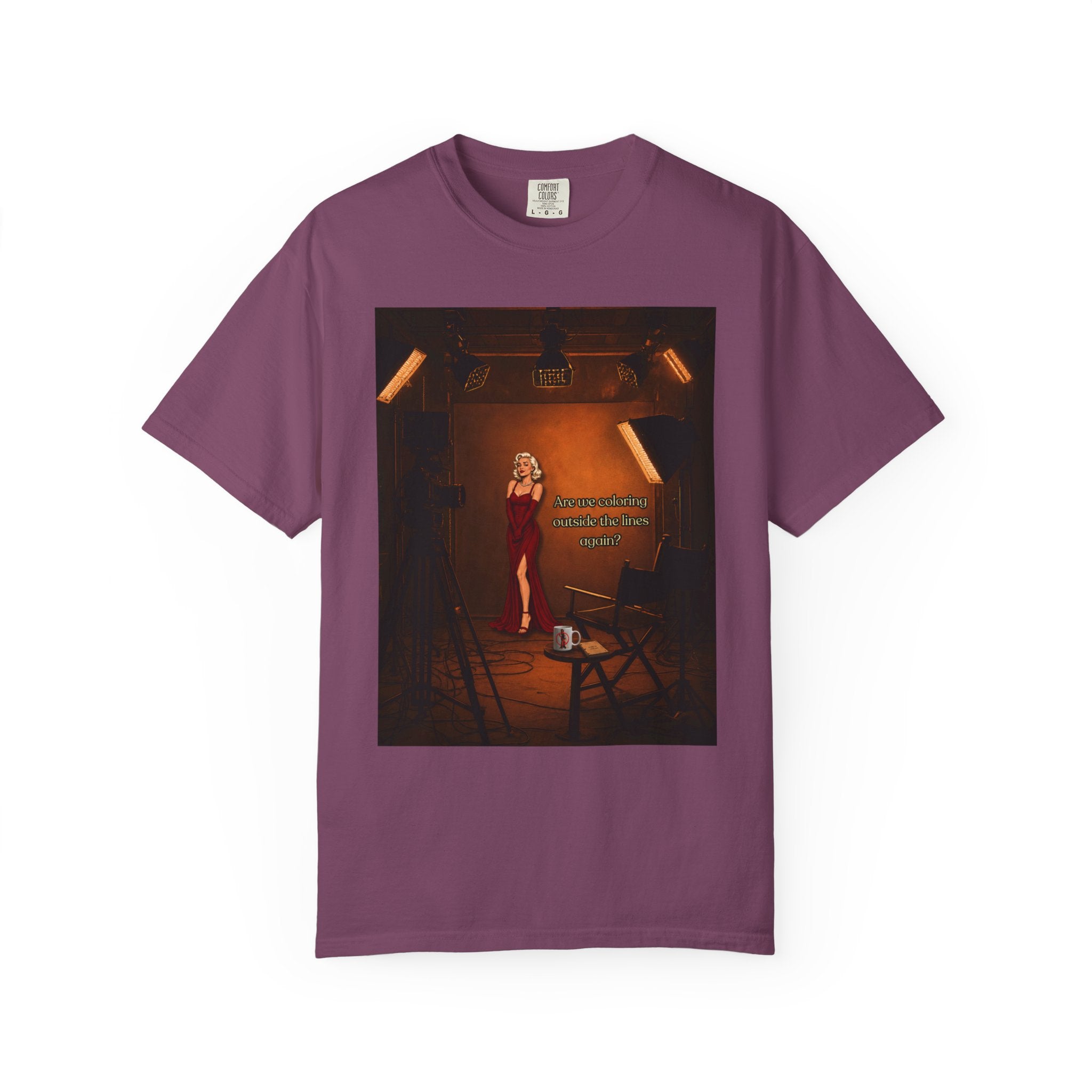 Are We Coloring Outside the lines again? Retro T-Shirt — Vintage Lexi Studio Graphic Tee
