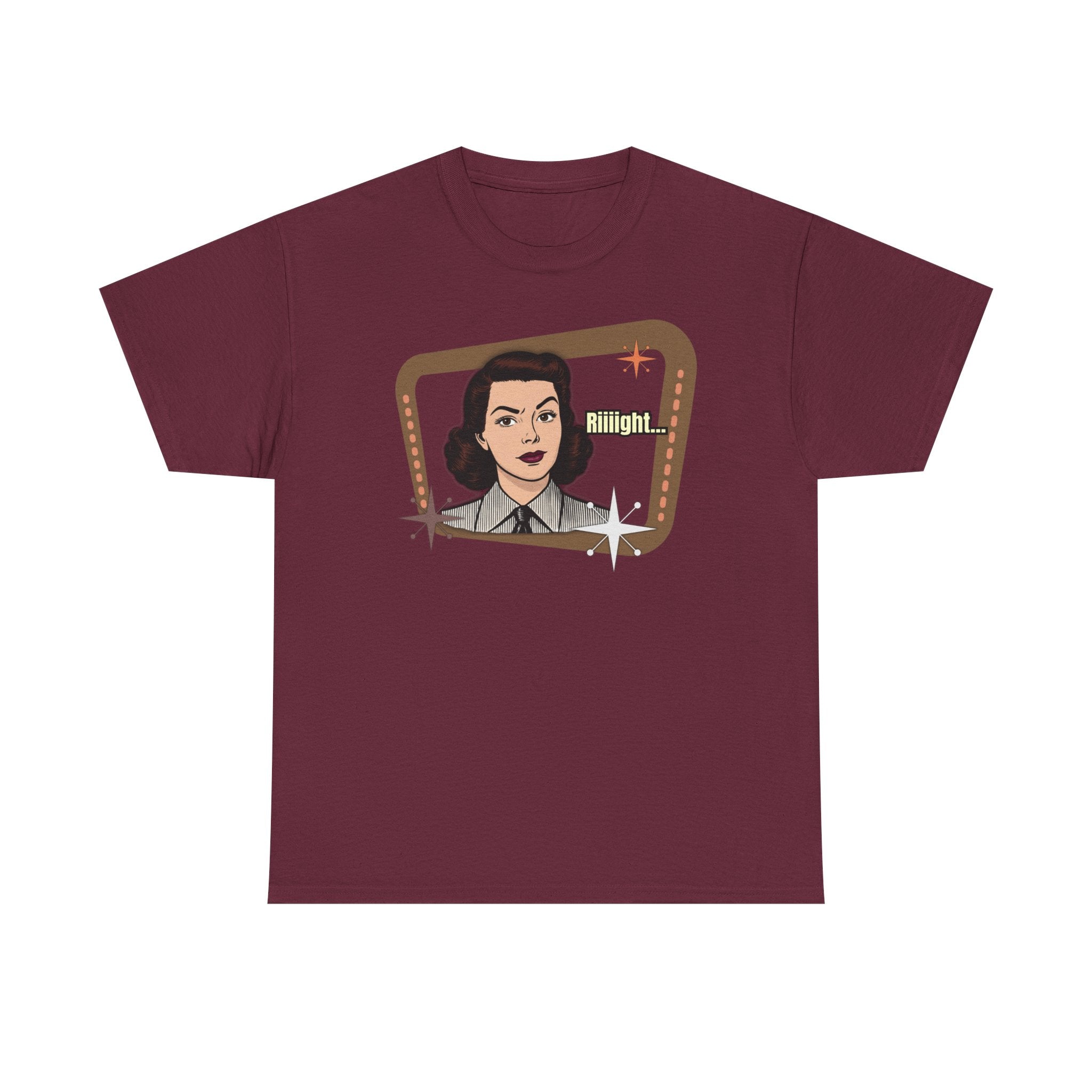 Riiiight... Retro Tee  – Vintage Style Graphic Tee