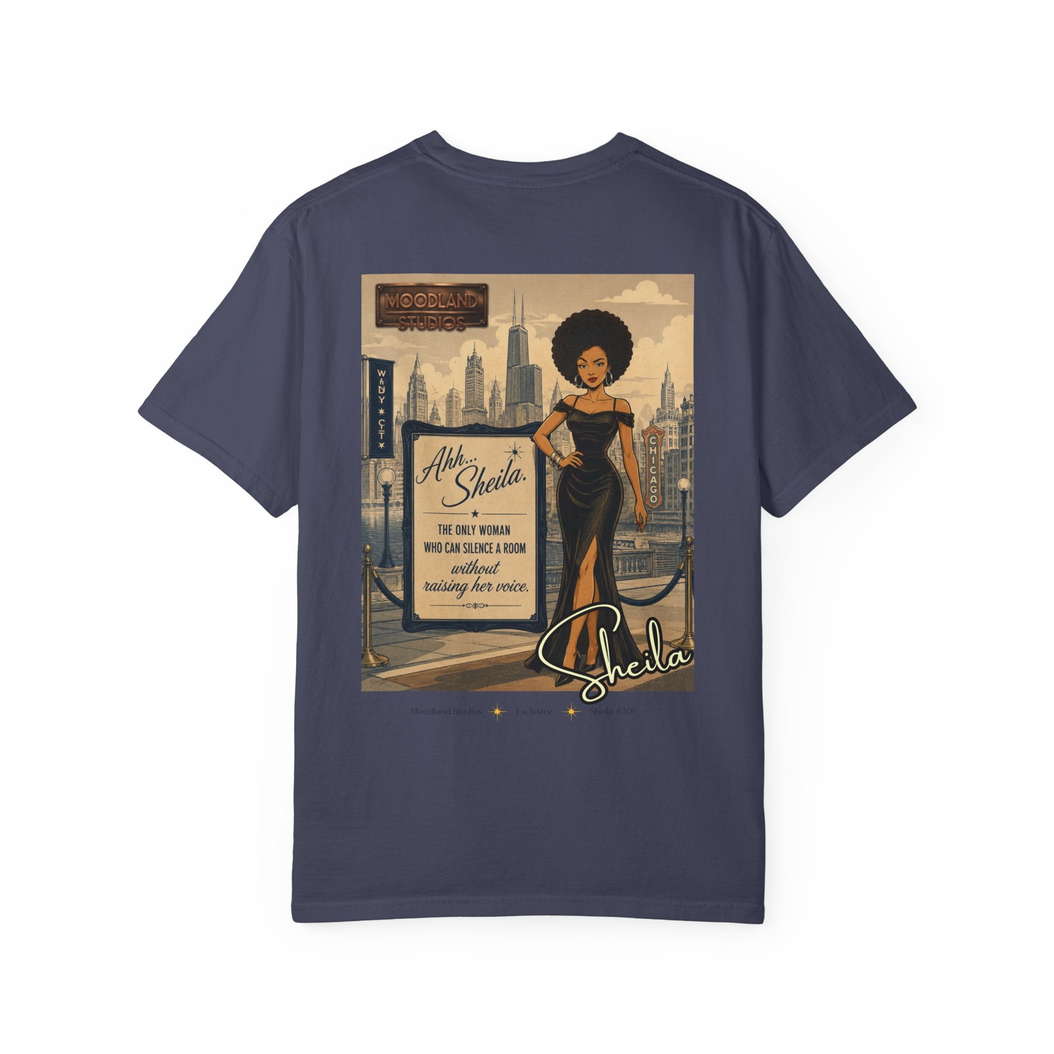 Moodland Studios Sheila Retro T-Shirt — Vintage Studio Poster Tee