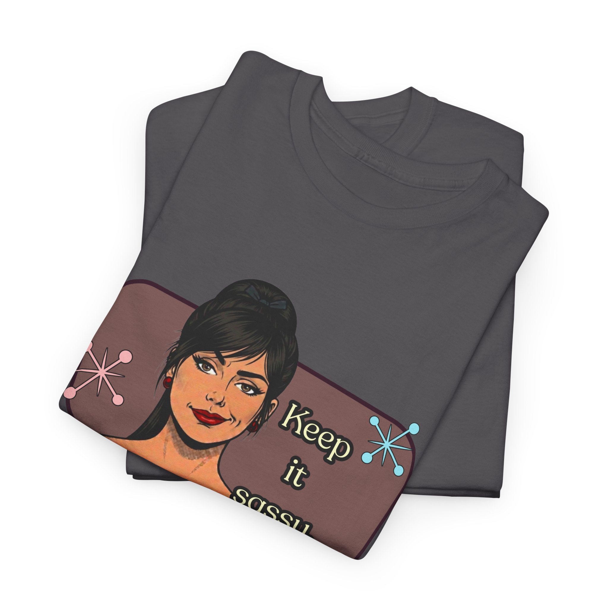 Keep It Sassy Retro Tee — Vintage Style Graphic Tee