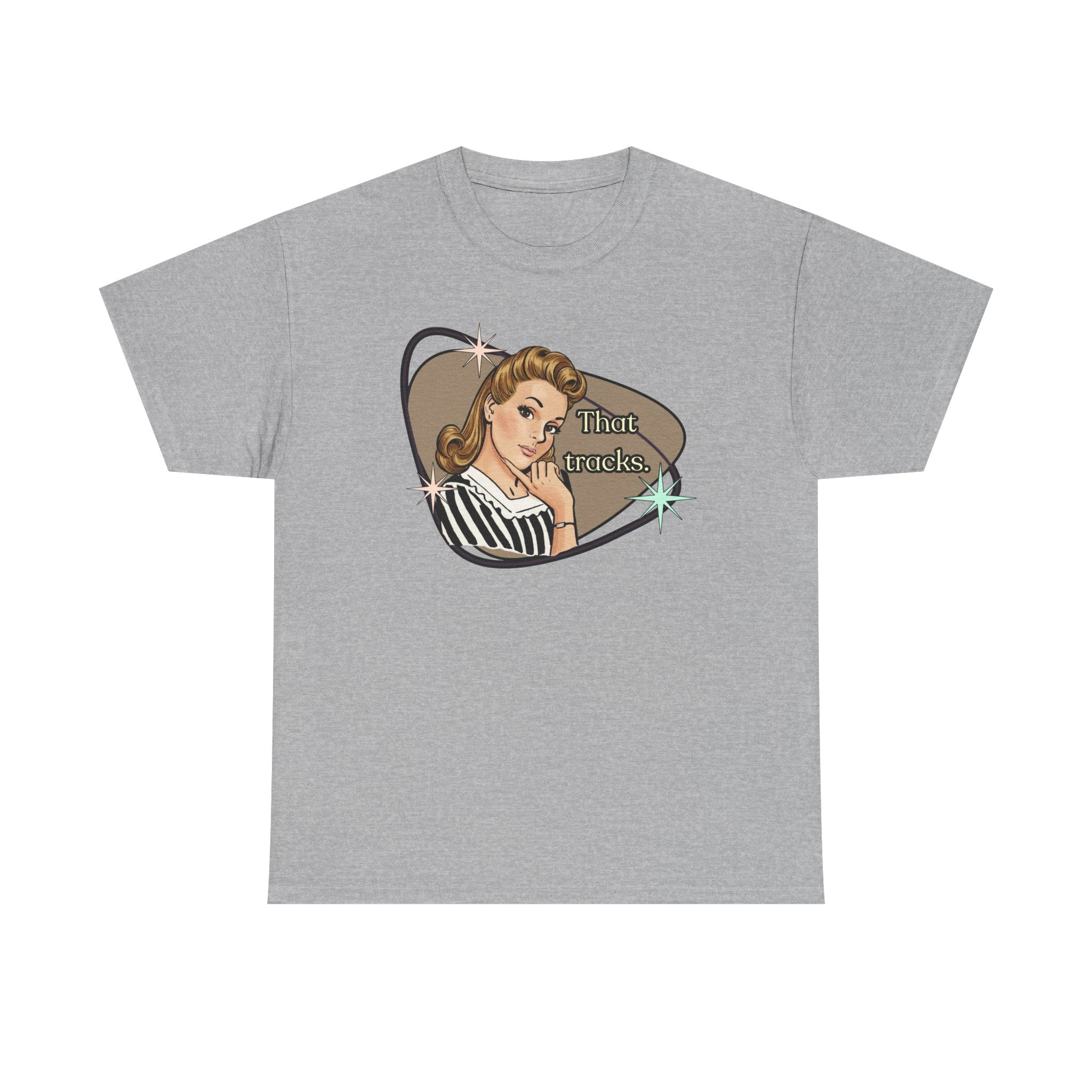 That Tracks Retro T-Shirt  —  Vintage Style Graphic Tee