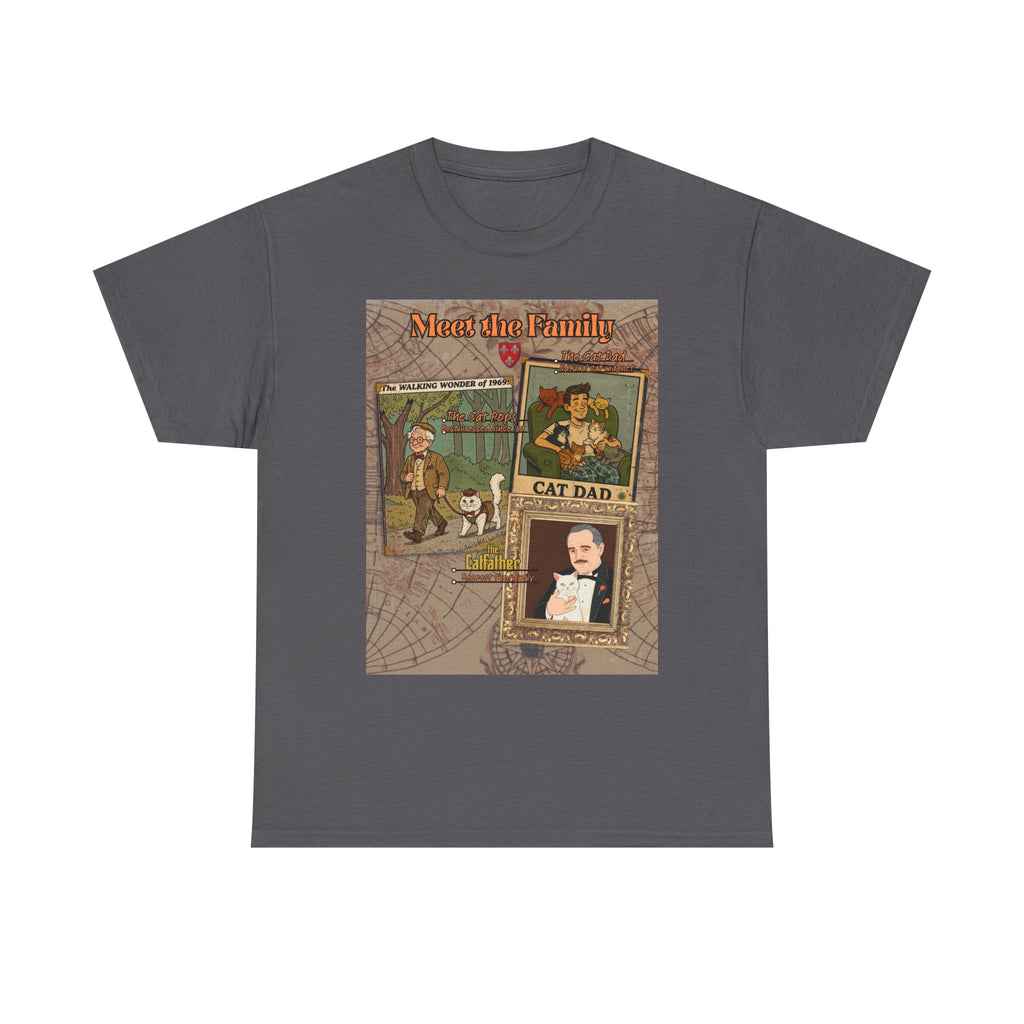 Cat Pops Retro T-Shirt – Vintage Style Cad Dad Graphic Tee