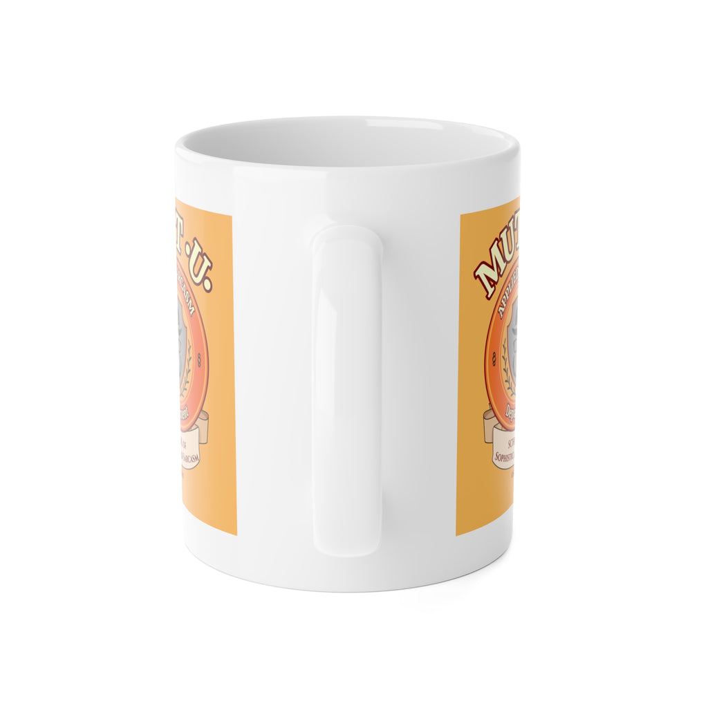 Mutt U Applied Sarcasm Ceramic Mug - Campus Coffee Cup (11oz)