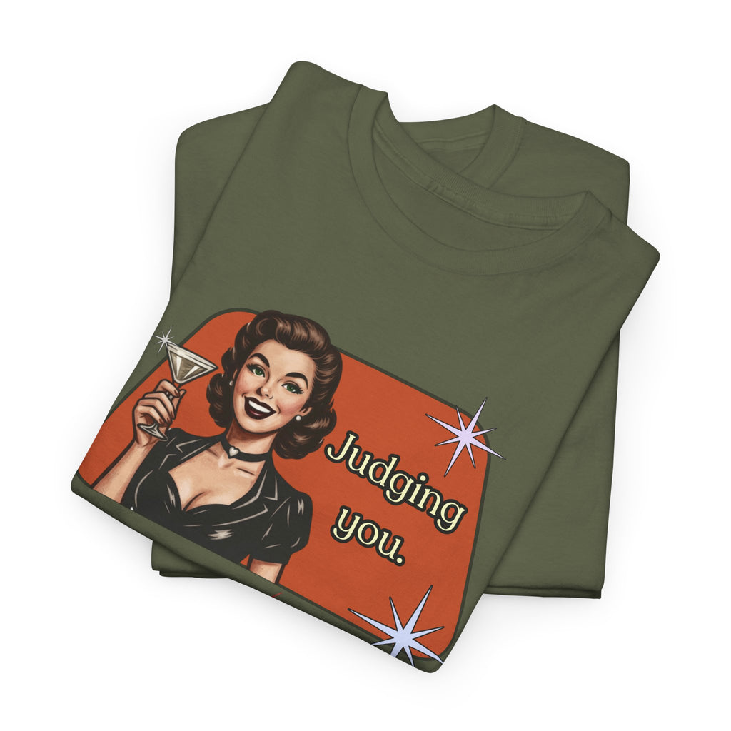 Judging You Retro T-Shirt — Vintage Style Graphic Tee