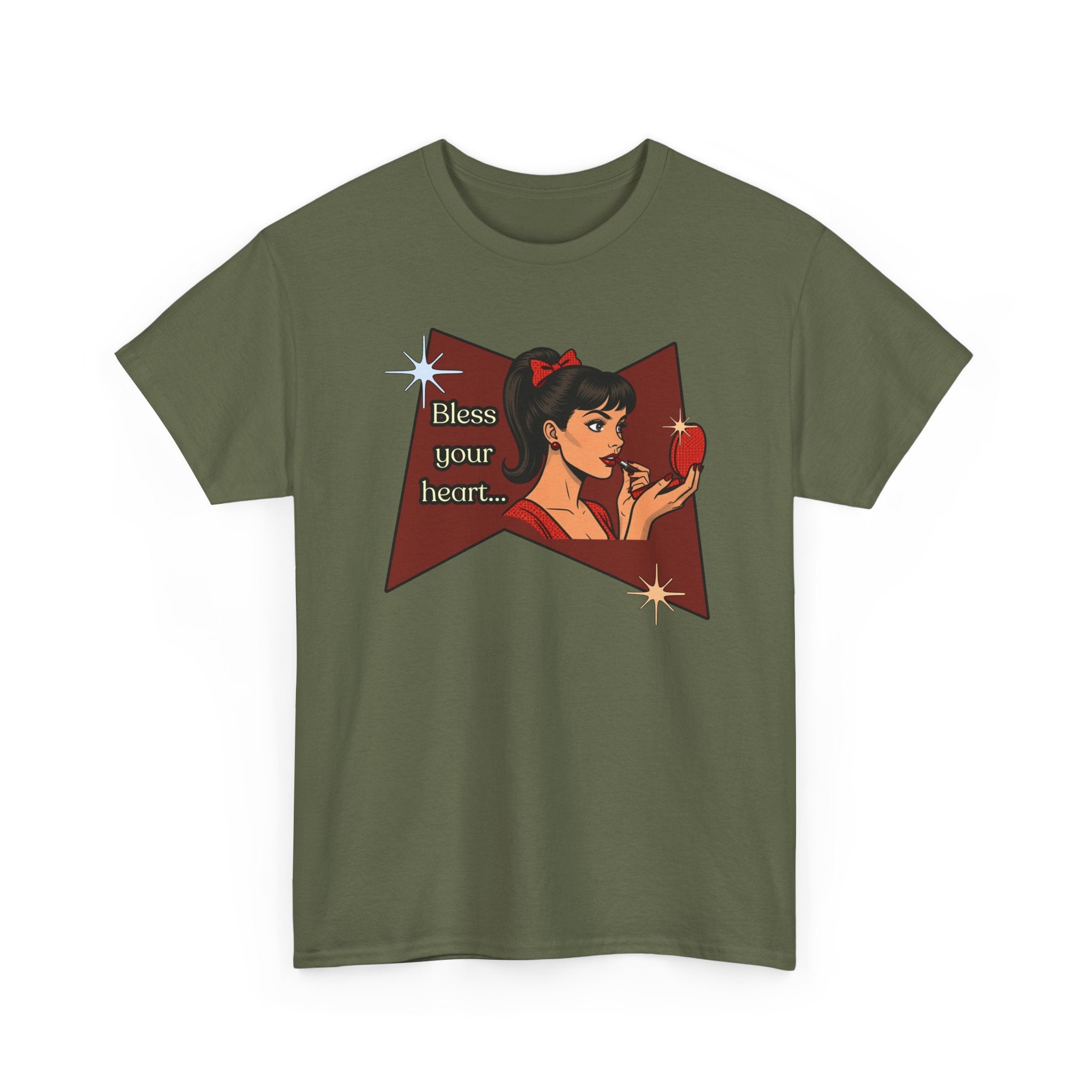 Bless Your Heart Retro T-Shirt  -- Vintage Style Graphic Tee