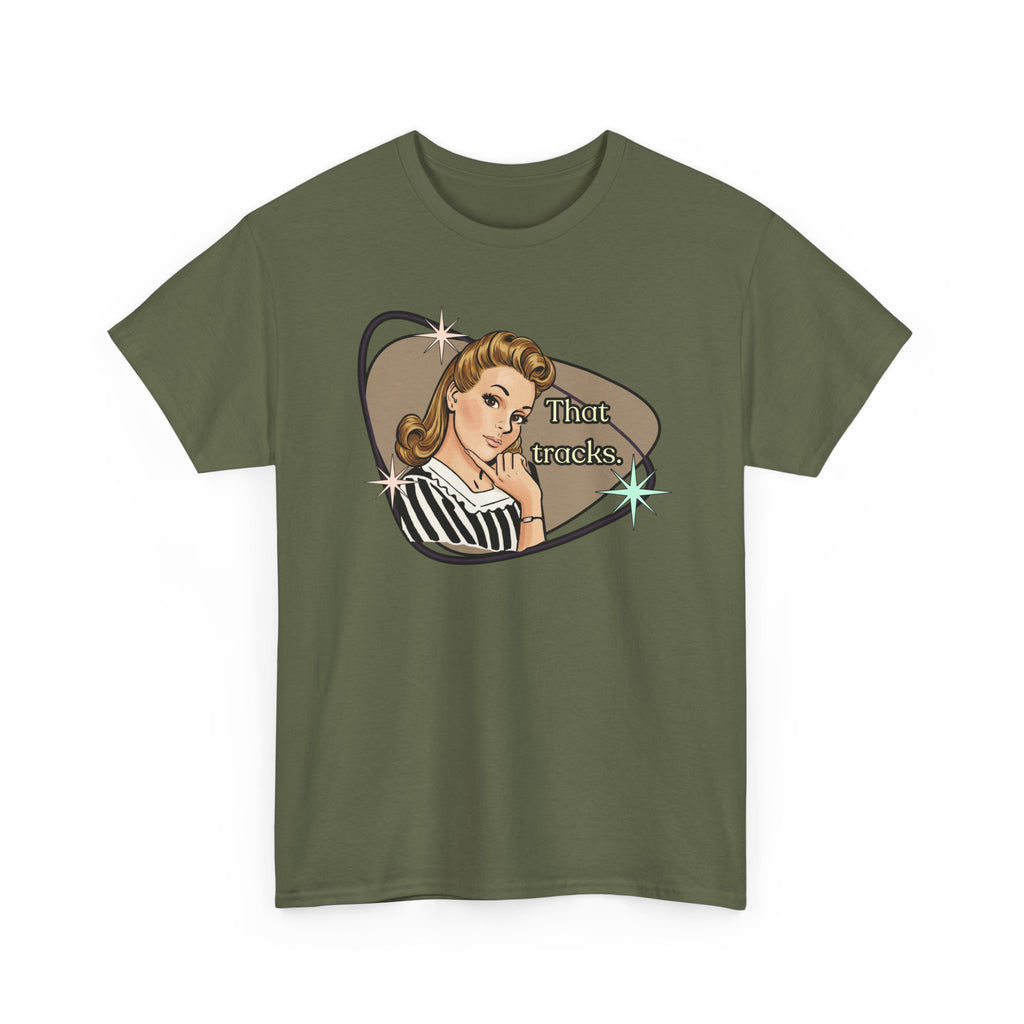 That Tracks Retro T-Shirt  —  Vintage Style Graphic Tee
