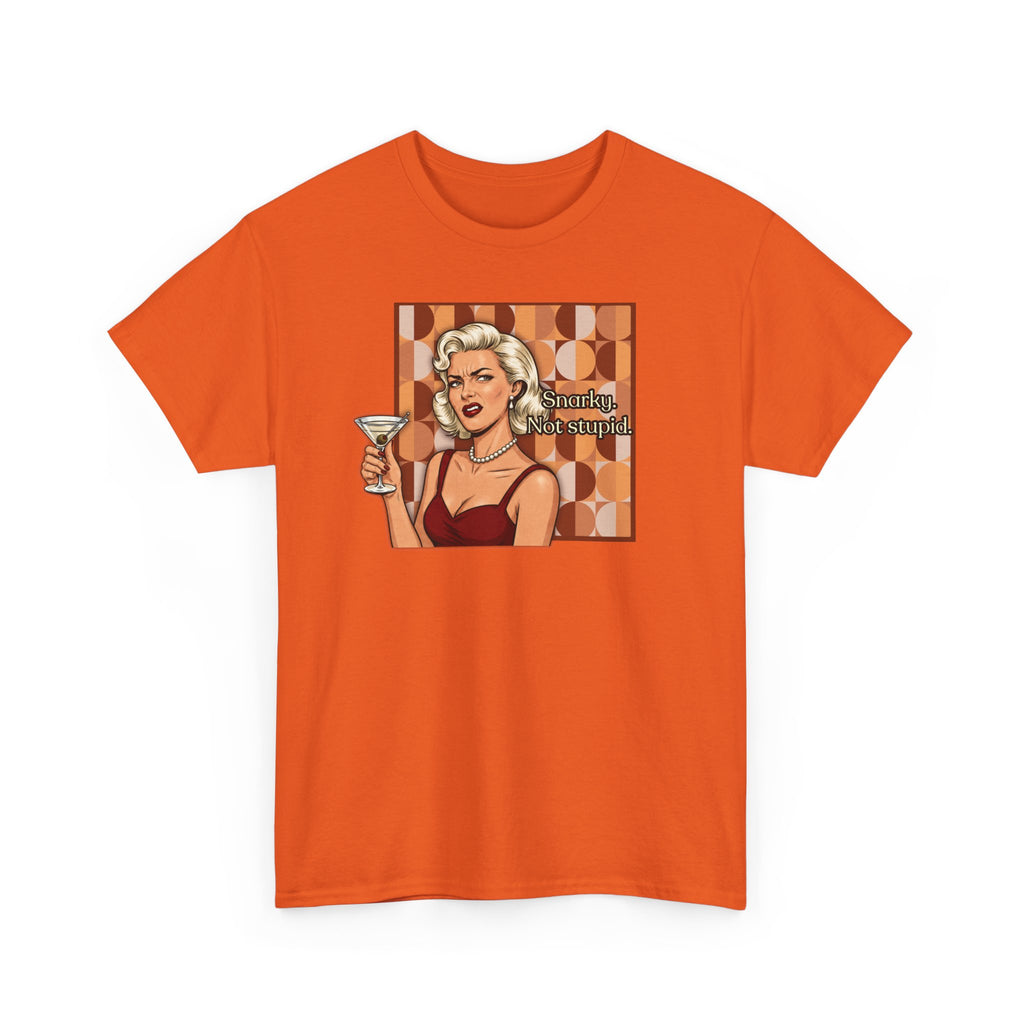 Snarky. Not Stupid. Retro T-Shirt — Vintage Style Mood Swings Graphic Tee