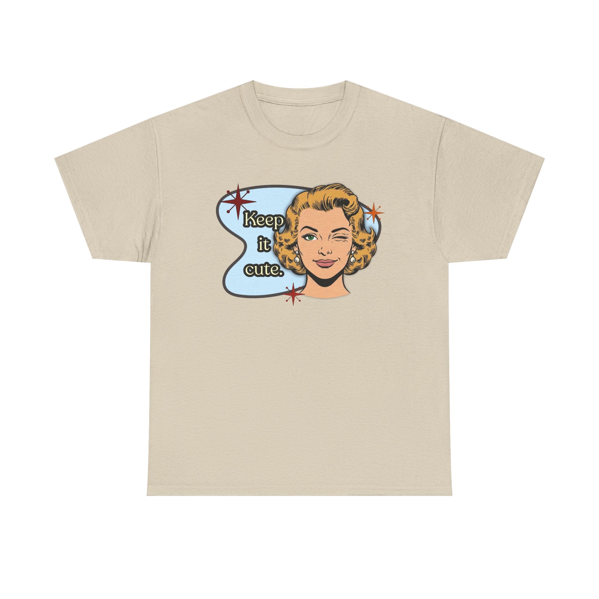 Keep It Cute Retro Tee — Vintage Style Graphic Tee