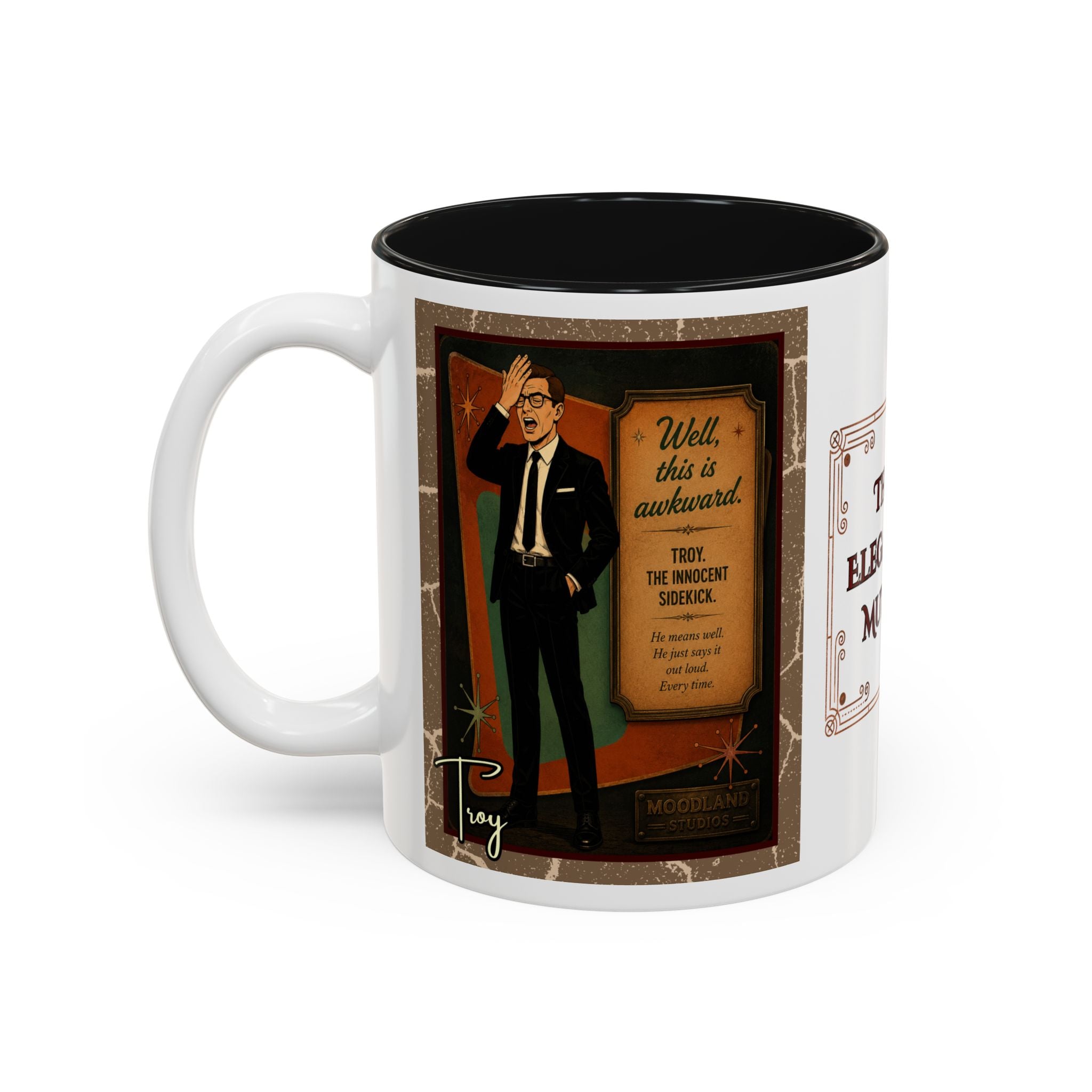 Troy Accent Mug - Two Tone Coffee Cup (11oz)