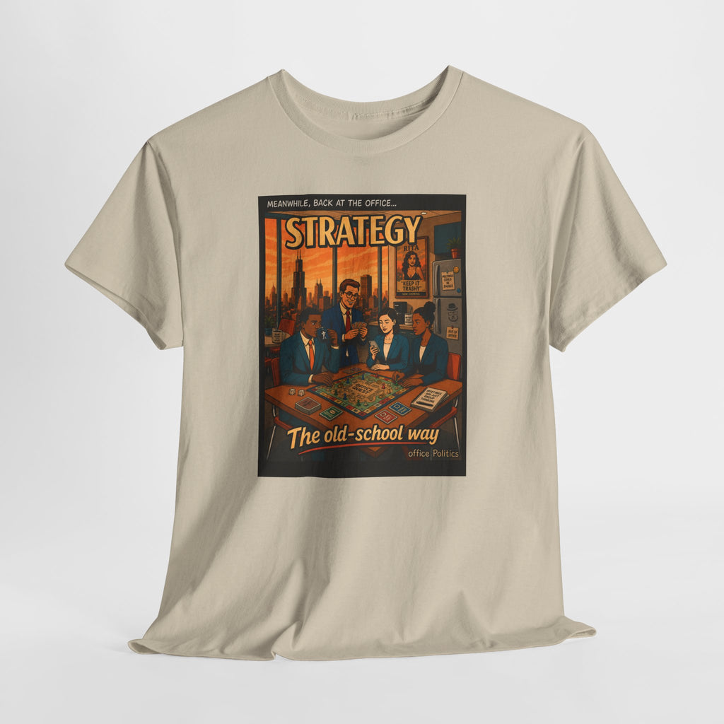 Strategy Retro T-Shirt — office Politics Graphic Tee