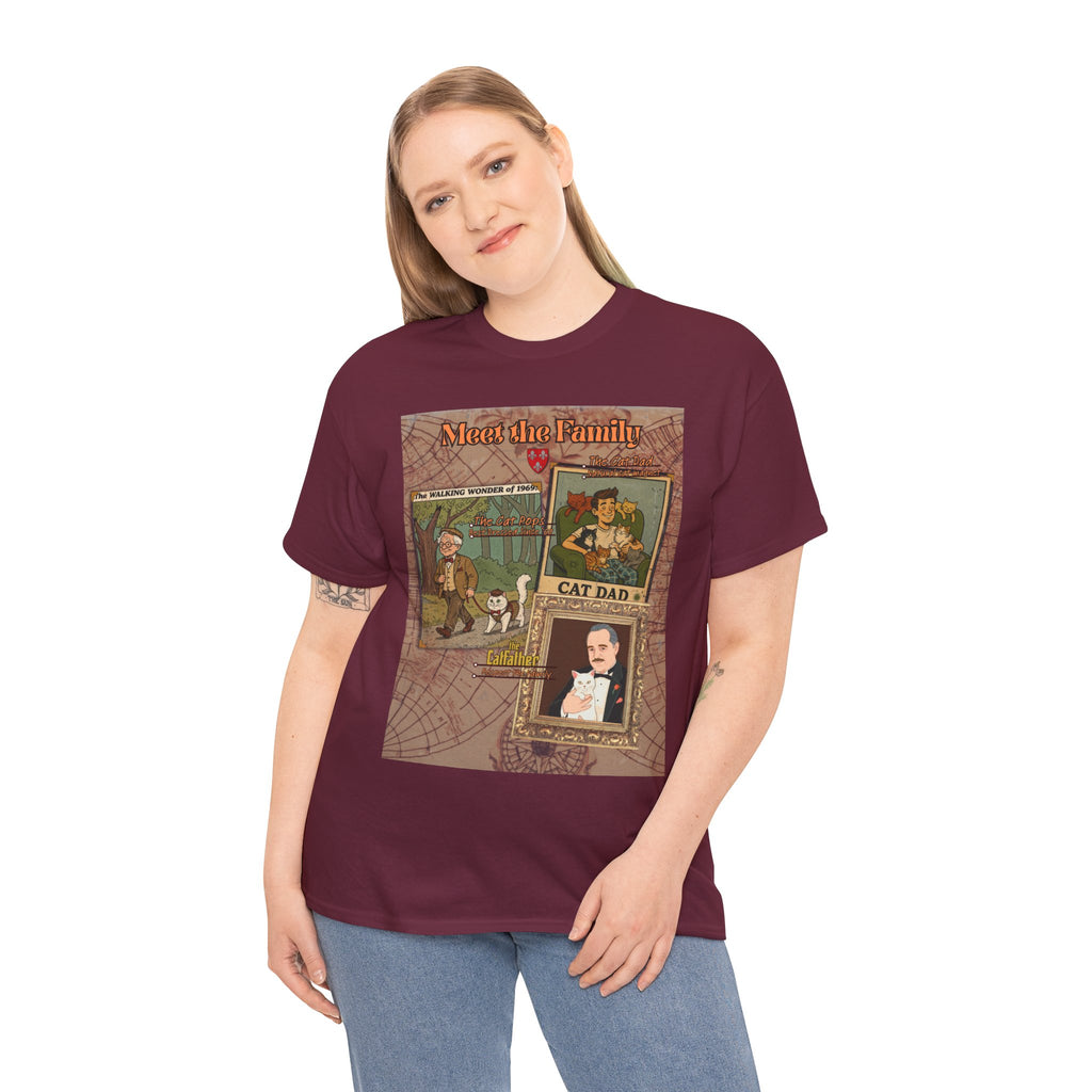 Cat Pops Retro T-Shirt – Vintage Style Cad Dad Graphic Tee