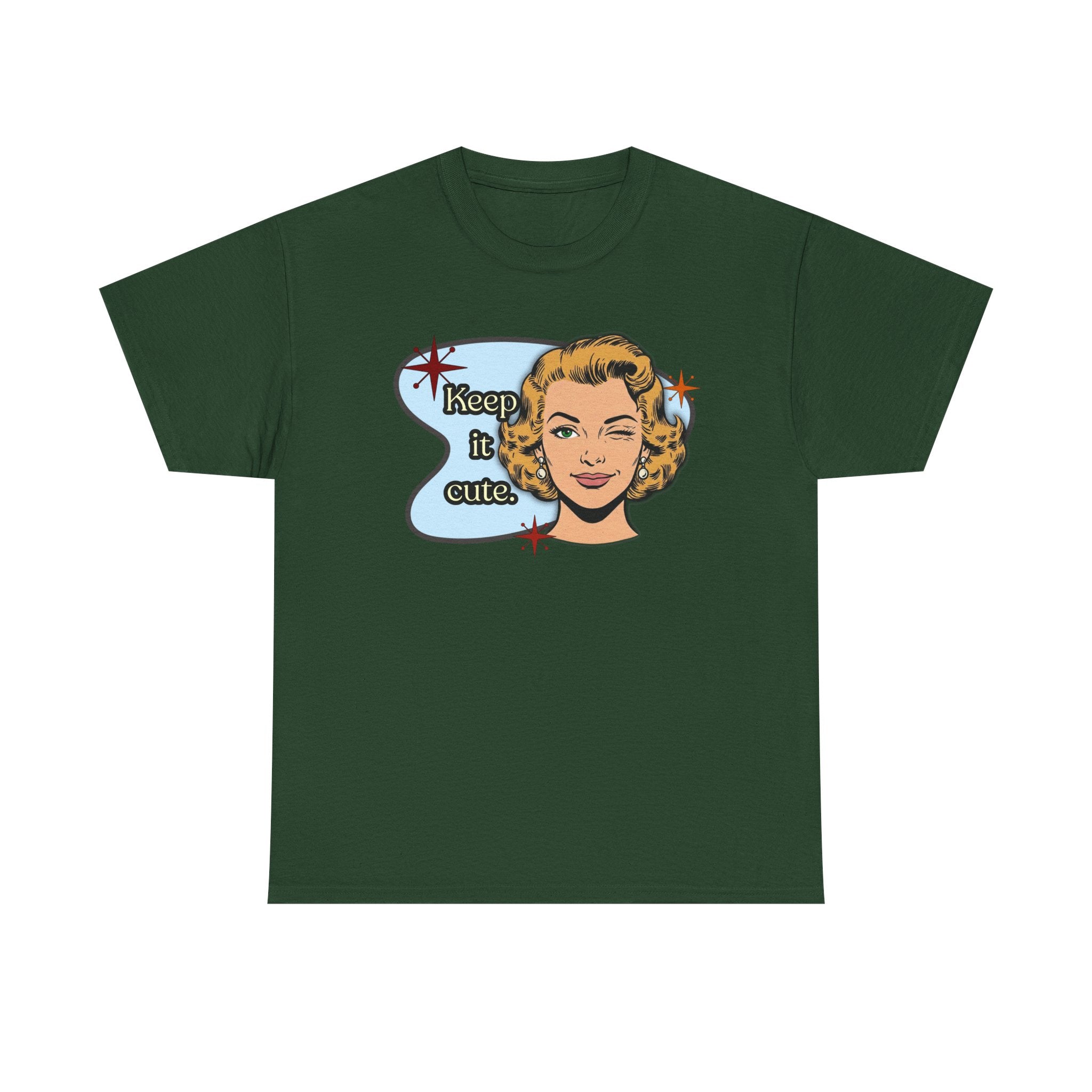 Keep It Cute Retro Tee — Vintage Style Graphic Tee