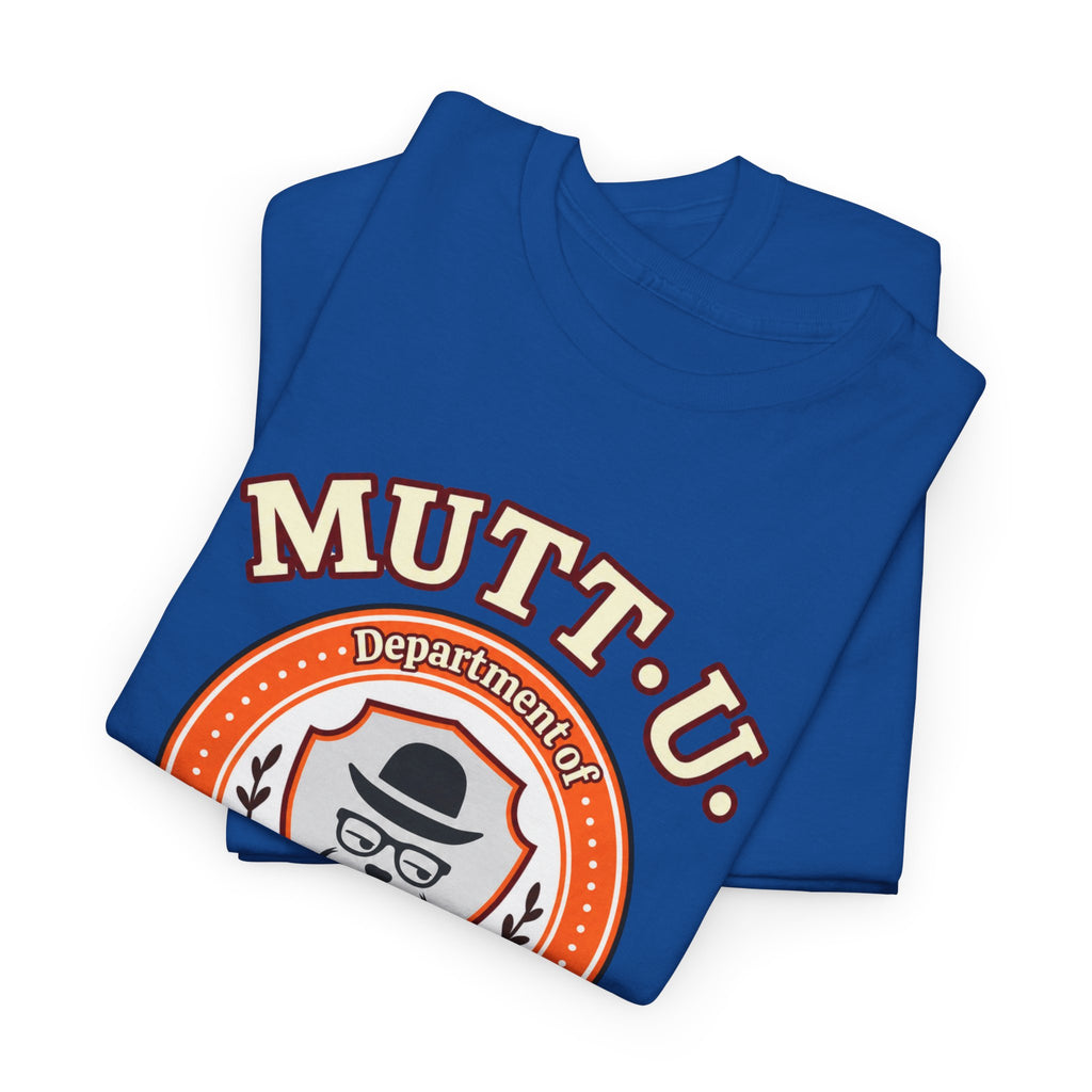 MUTT-U Campus T‑Shirt — School Sophisticated of Sarcasm Mutt Logo Graphic Tee