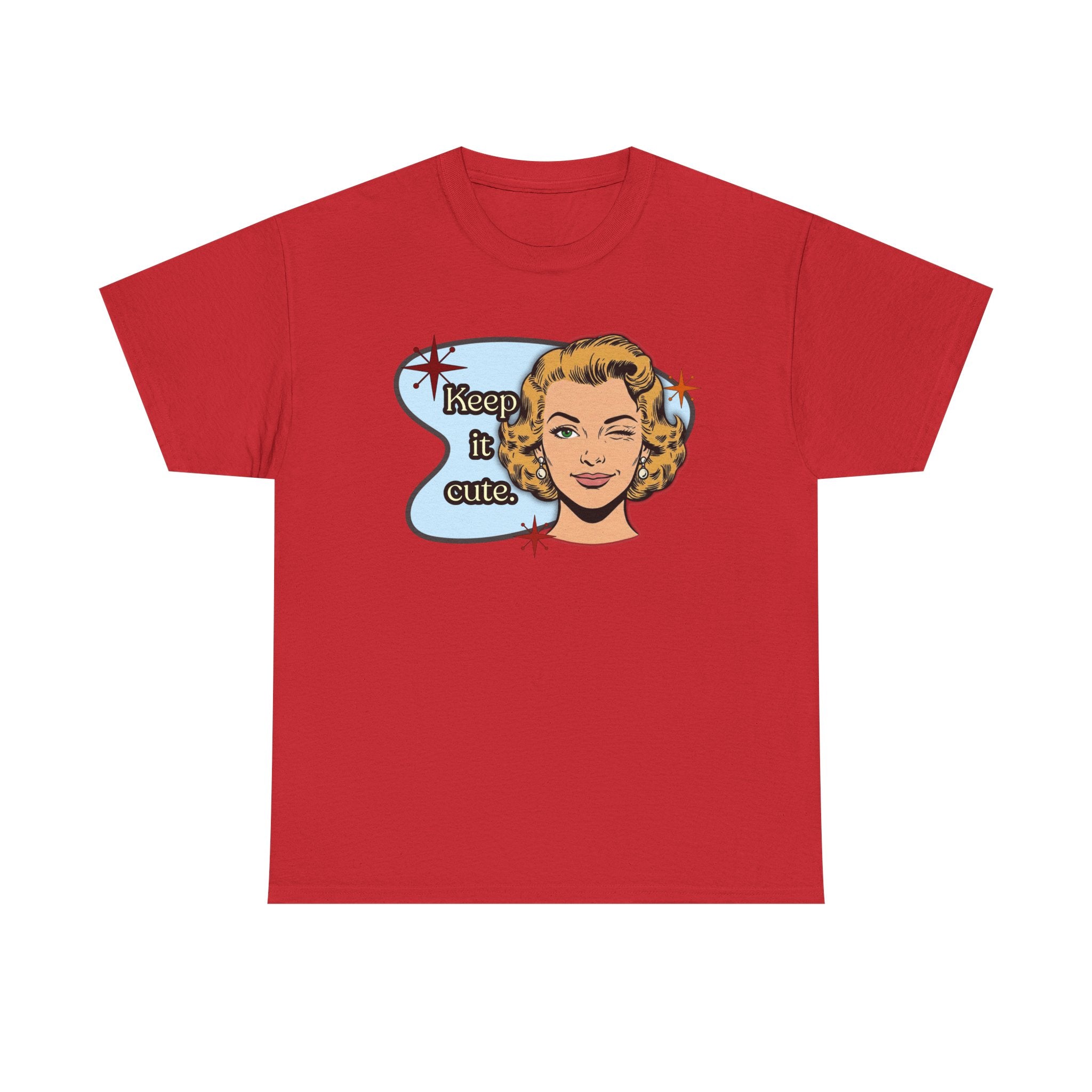 Keep It Cute Retro Tee — Vintage Style Graphic Tee