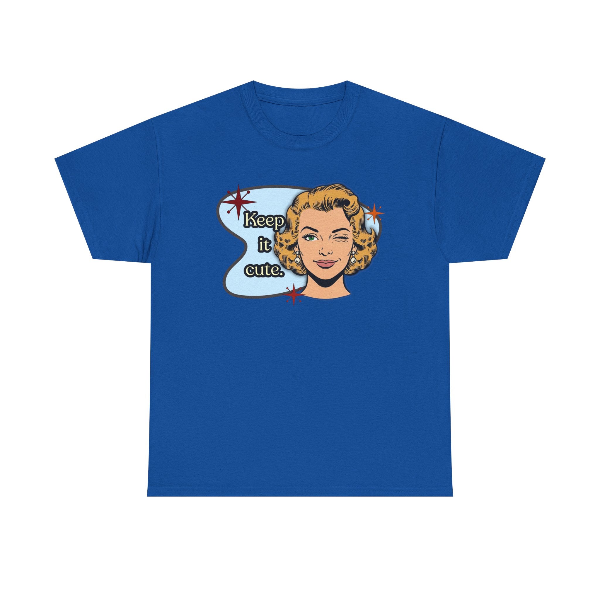 Keep It Cute Retro Tee — Vintage Style Graphic Tee