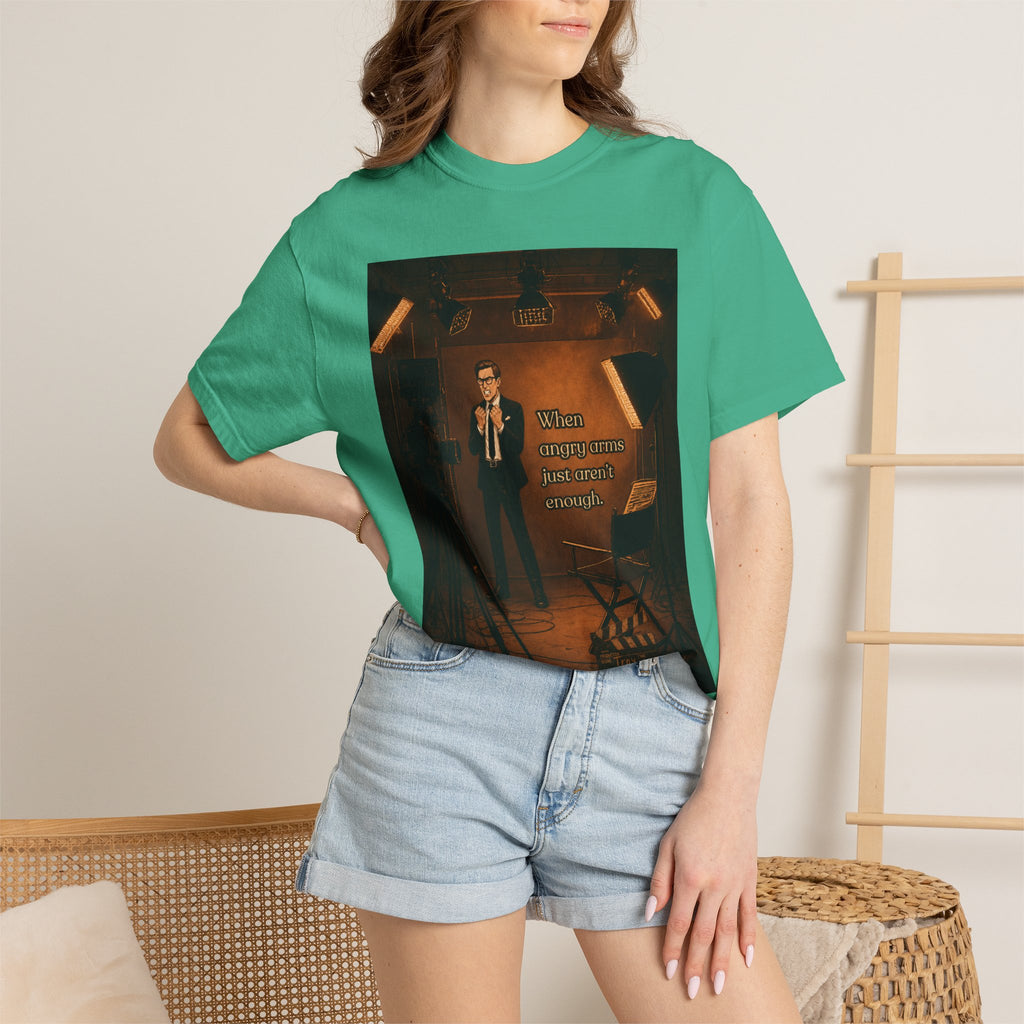 Troy's Angry Arms Retro T-Shirt — Vintage Style Graphic Tee