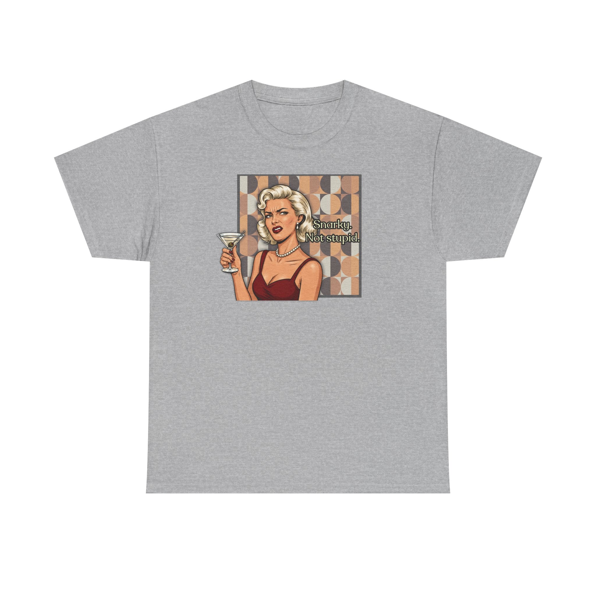 Snarky. Not Stupid. Retro T-Shirt — Vintage Style Mood Swings Graphic Tee
