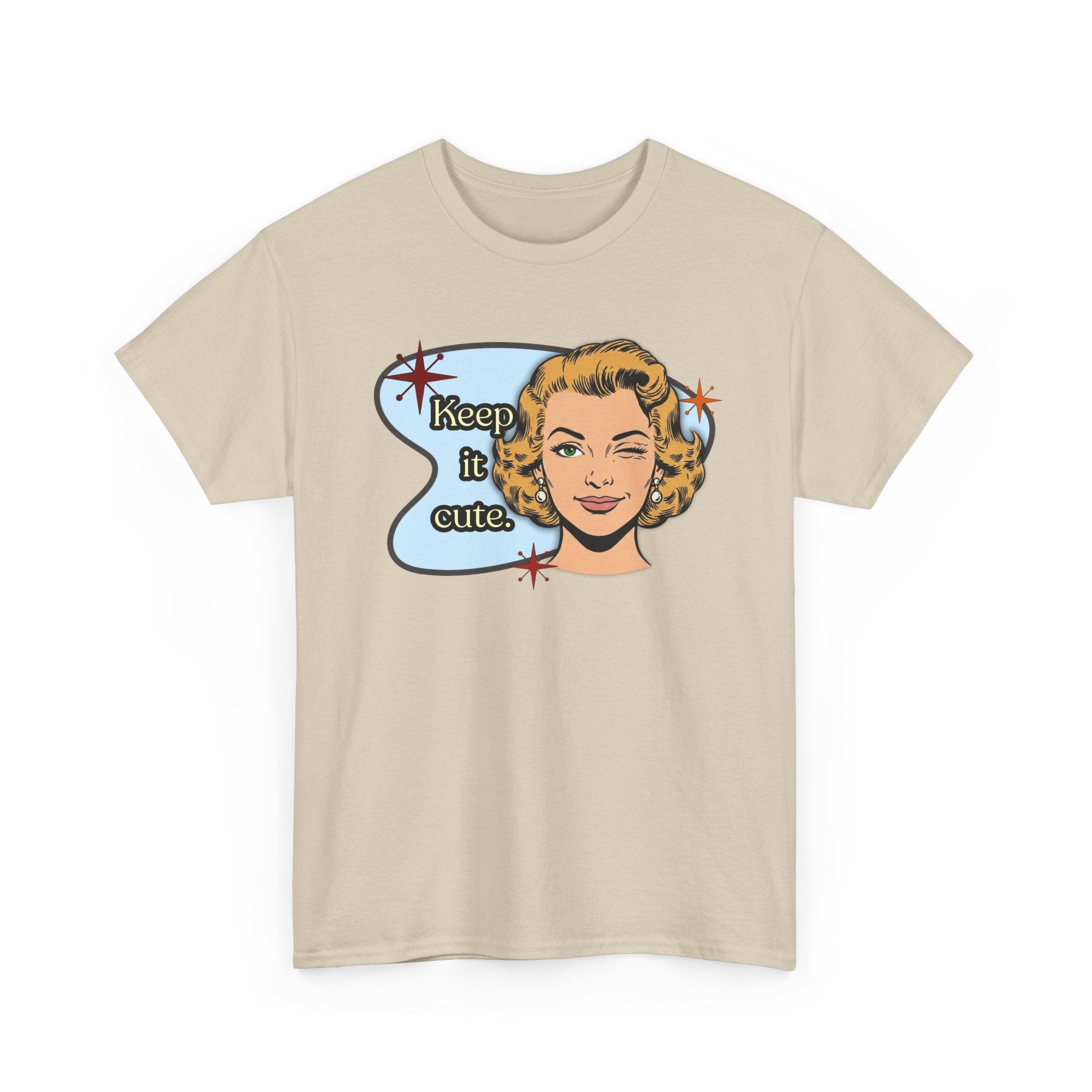Keep It Cute Retro Tee — Vintage Style Graphic Tee