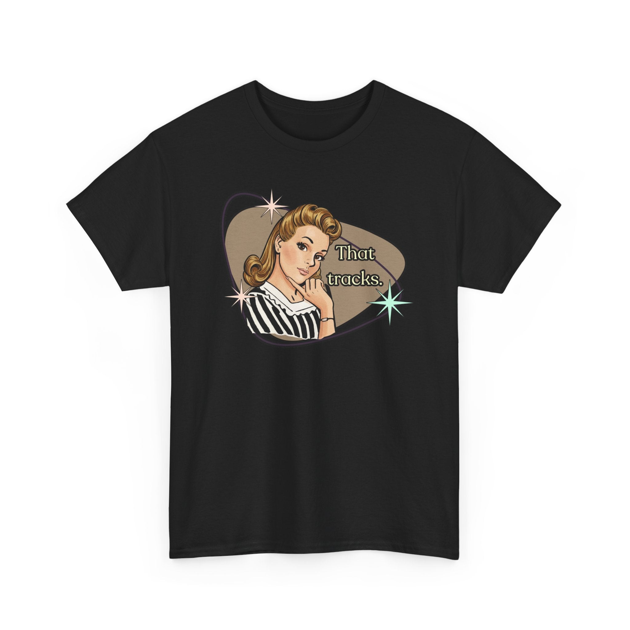 That Tracks Retro T-Shirt  —  Vintage Style Graphic Tee