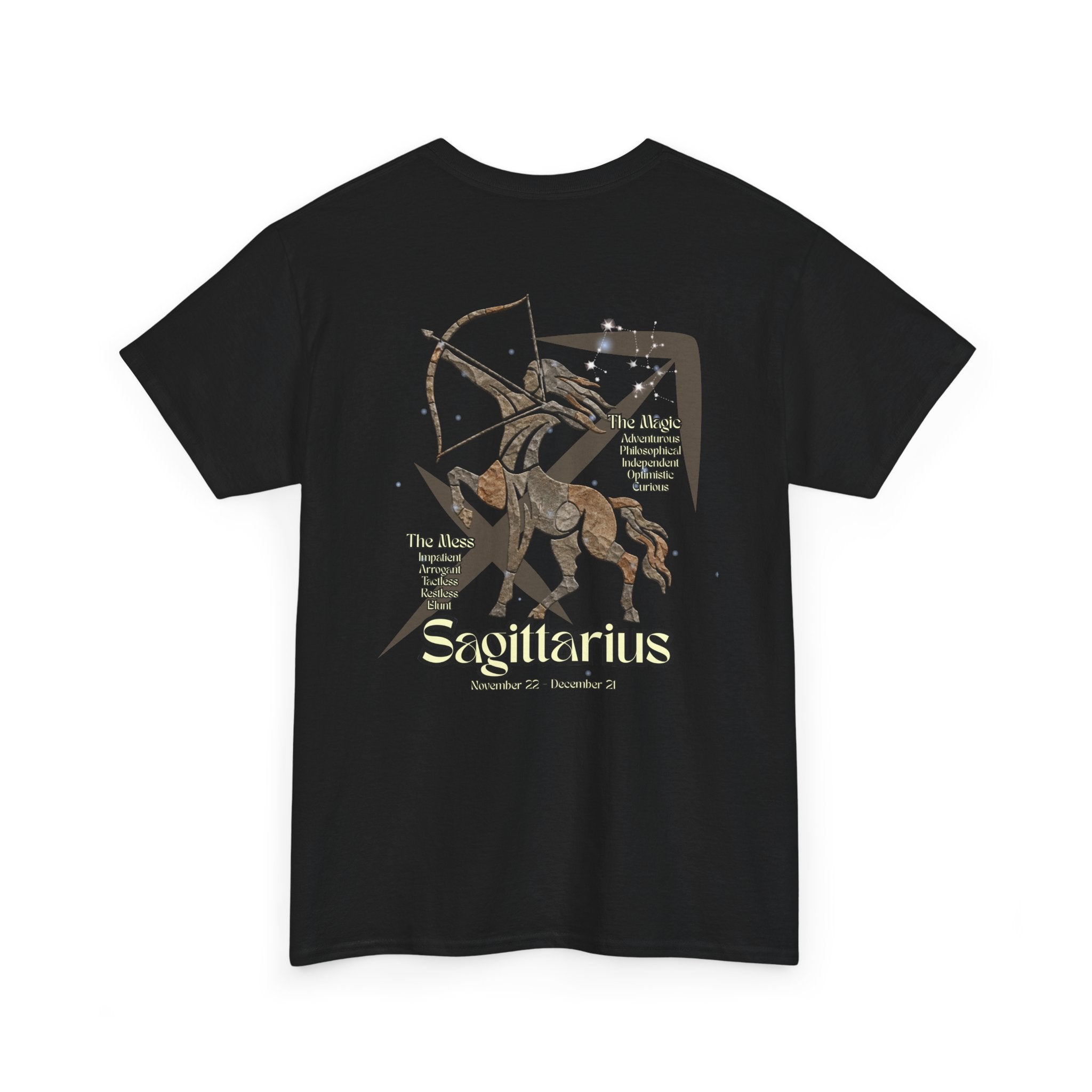 The Zodiac Society Astrology T-Shirt — Sagittarius Graphic Tee