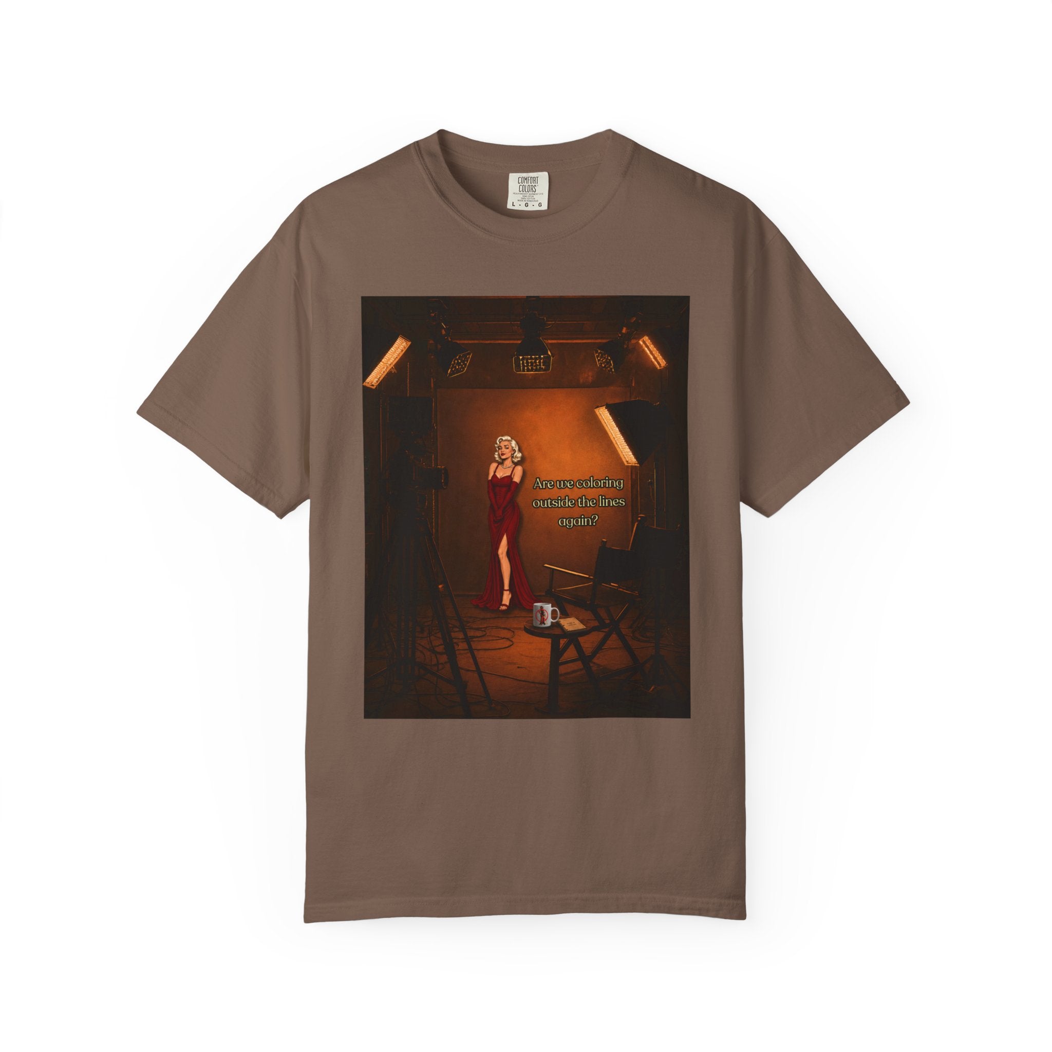 Are We Coloring Outside the lines again? Retro T-Shirt — Vintage Lexi Studio Graphic Tee