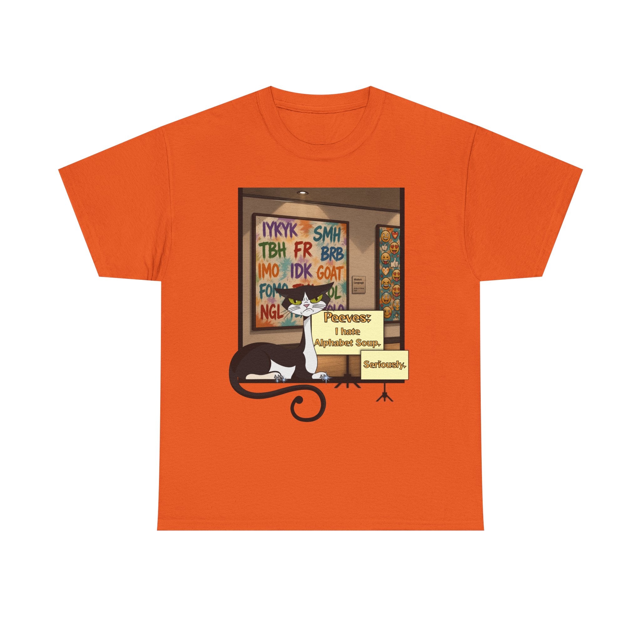 Peeves: Alphabet Soup T-Shirt — Museum Curator Graphic Tee