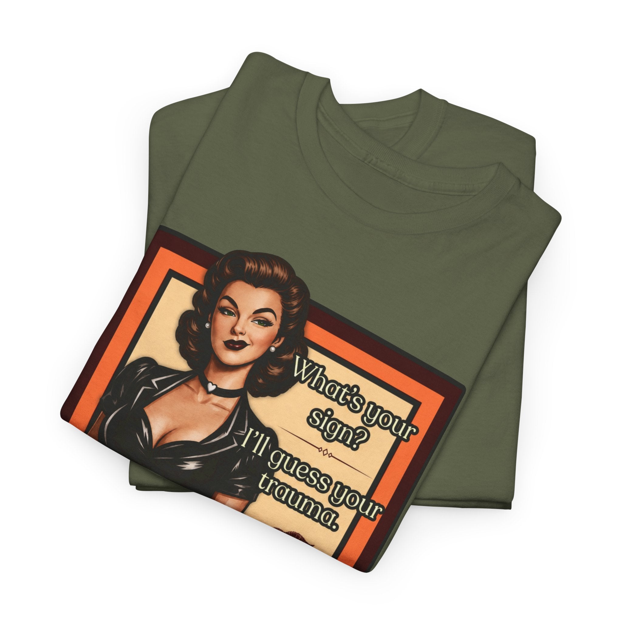 What's Your Sign? Retro T-Shirt - Melinda Speaks (Vol1) Vintage Style Graphic Tee