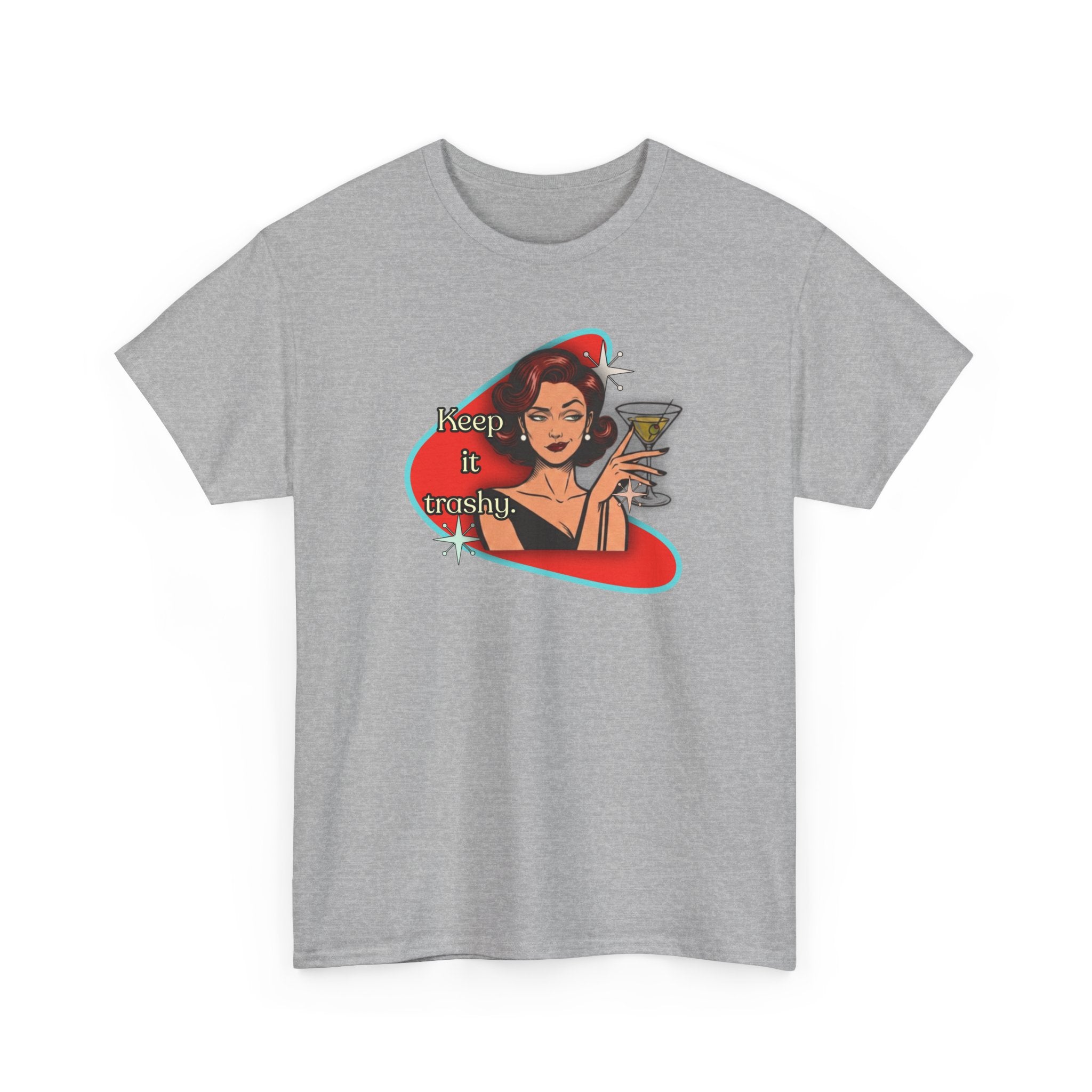Keep it Trashy Retro Tee – Vintage Style Graphic Tee