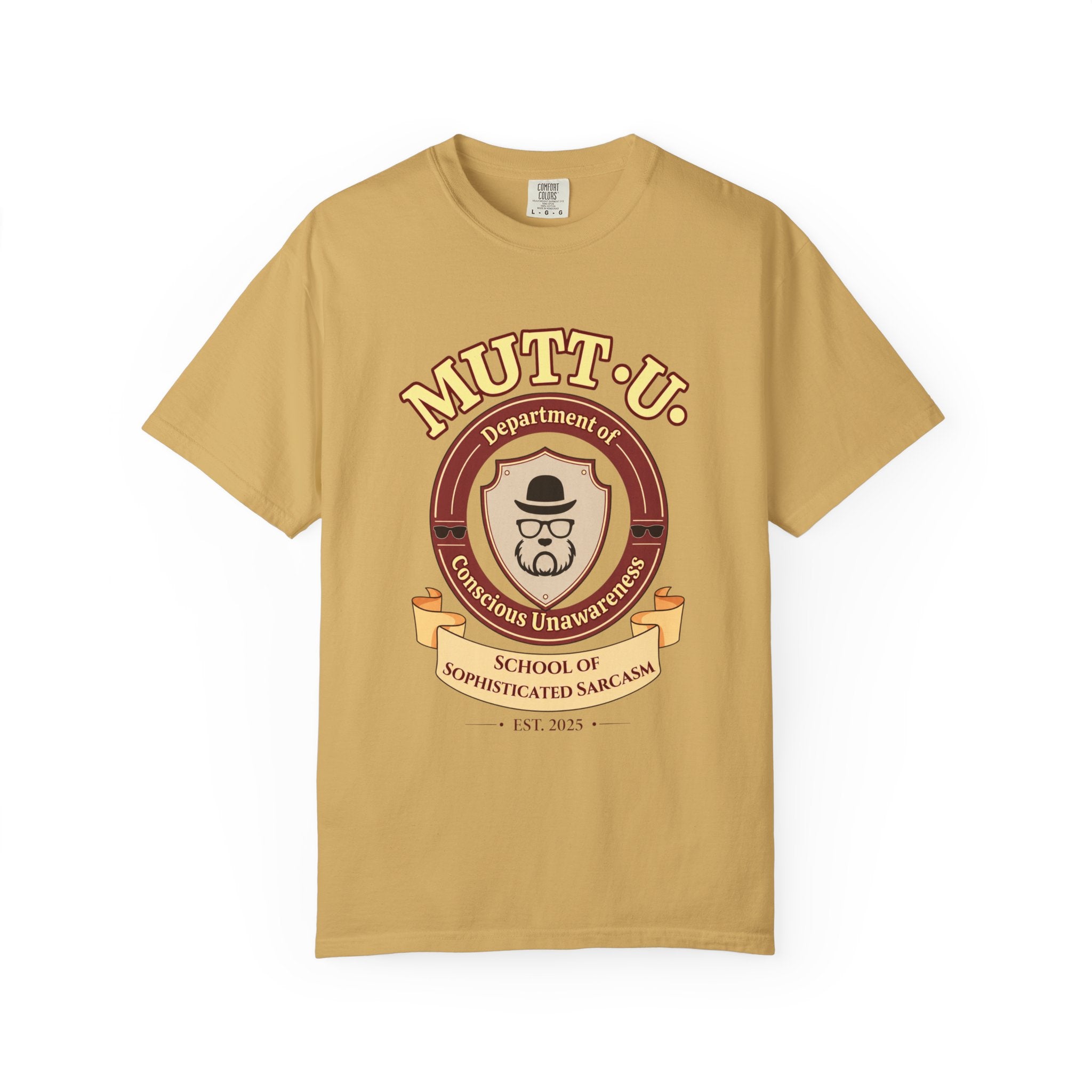 Mutt-U Campus T-Shirt - Dept of Conscious Unawareness Refined Graphic Tee