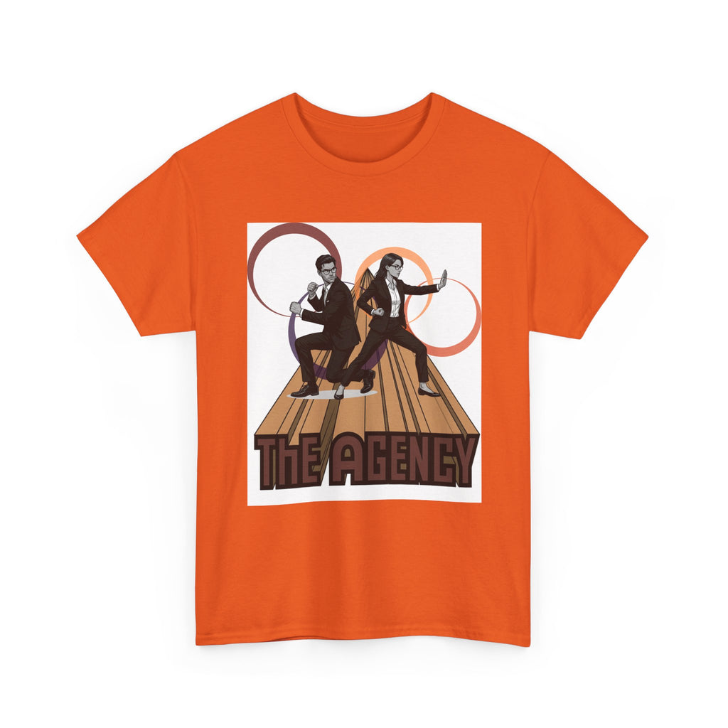 The Agency Graphic Tee — Retro Duo Vintage Poster Design