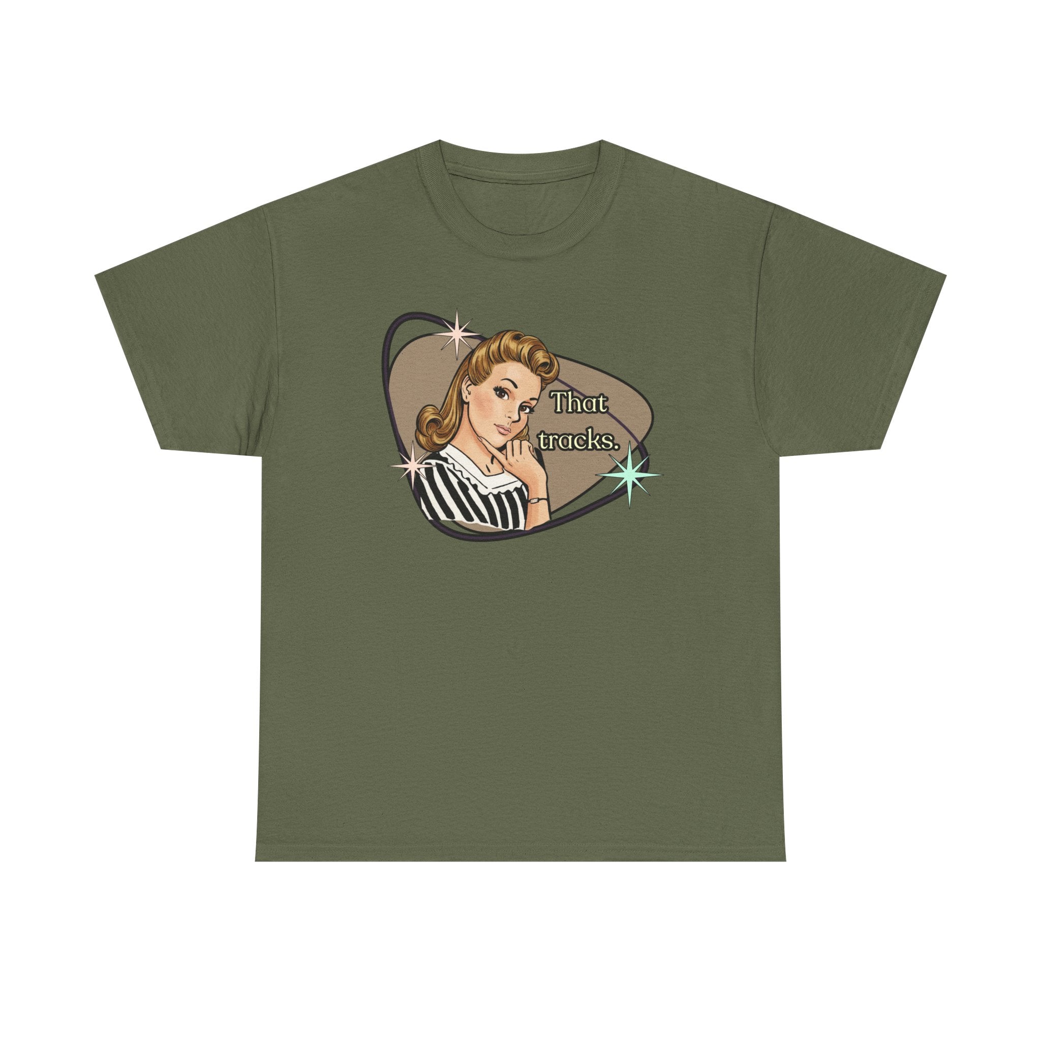That Tracks Retro T-Shirt  —  Vintage Style Graphic Tee