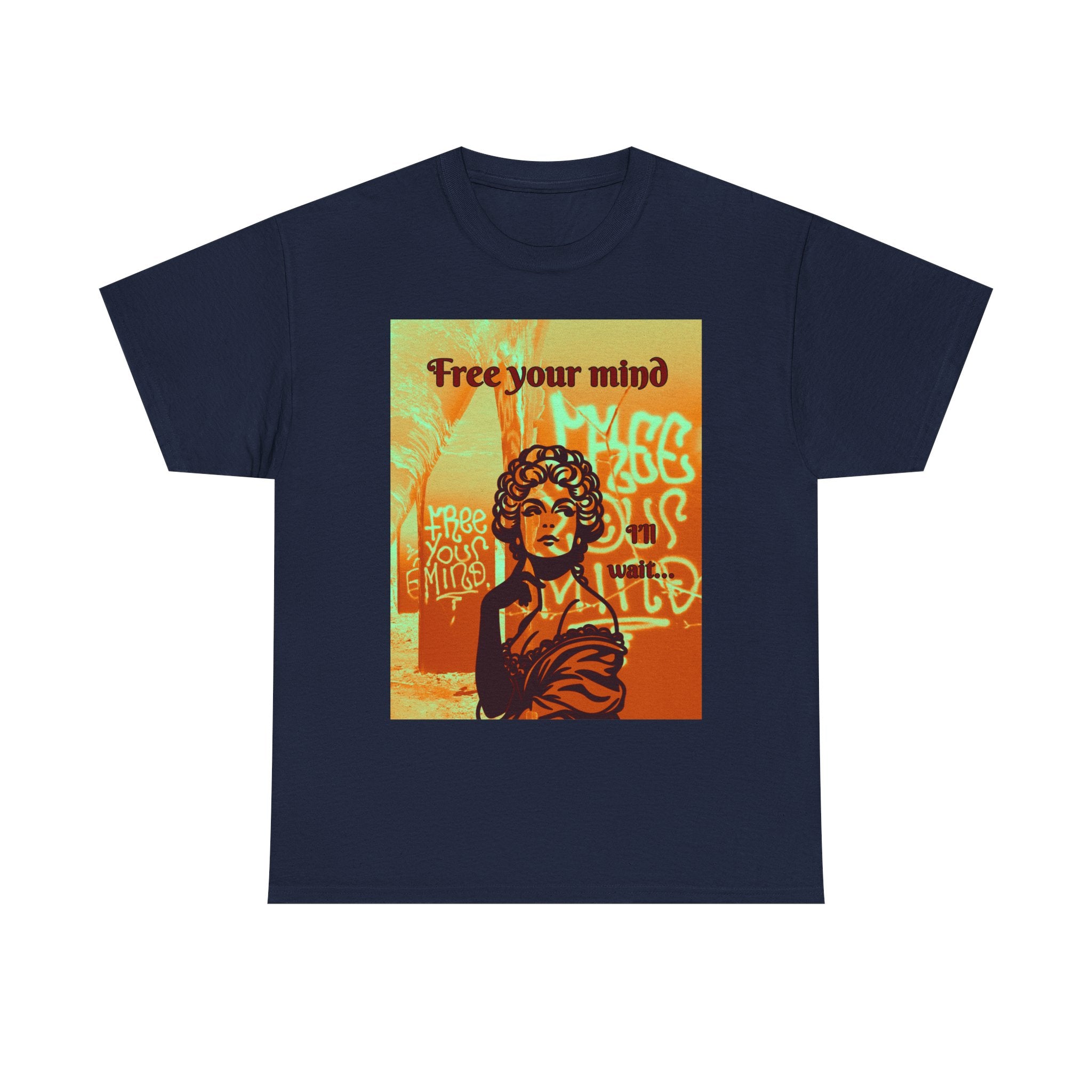 Common Courtesy — Vintage Graffiti Free Your Mind Graphic Tee