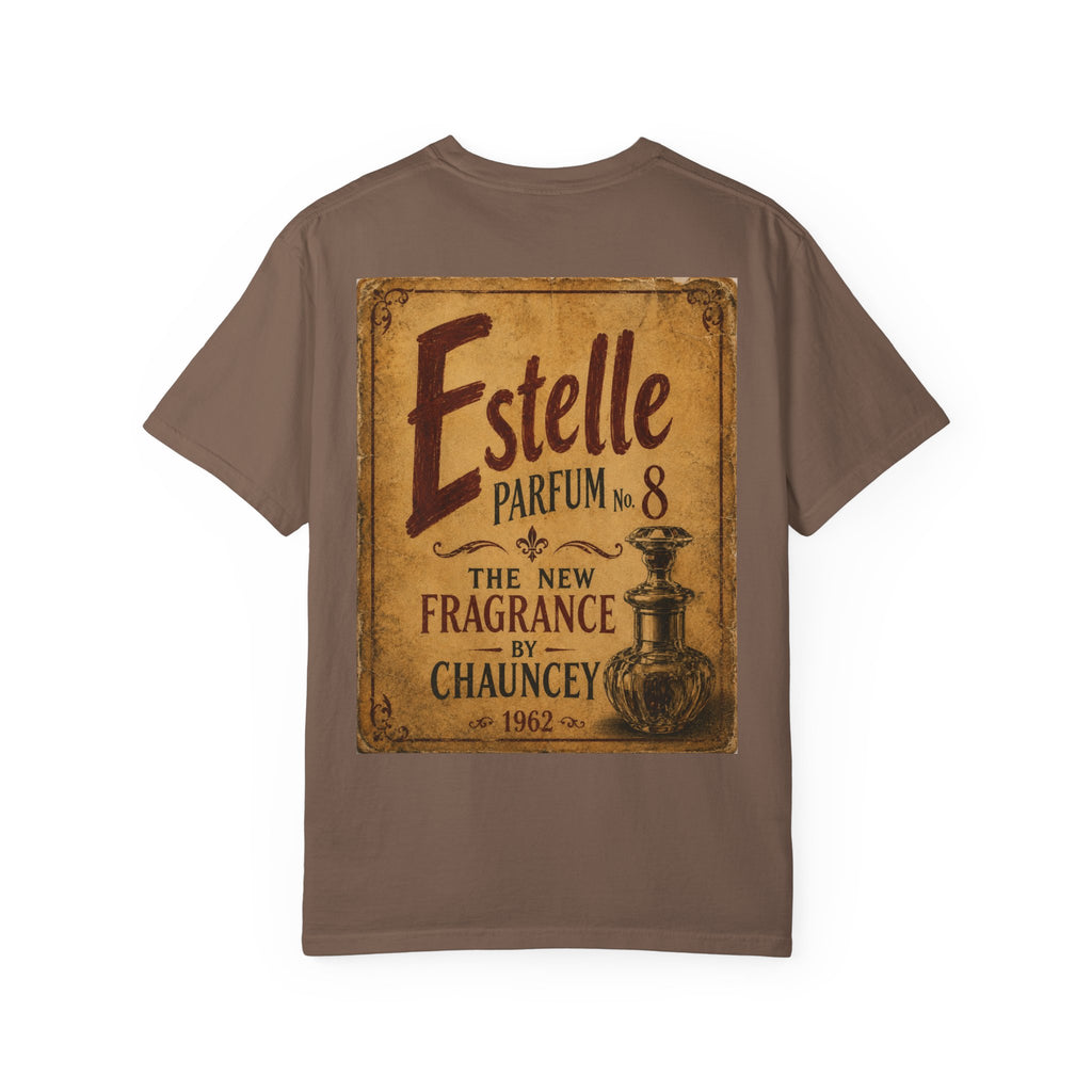 Moodland Studios Retro T-Shirt - Vintage 'Estelle Parfum No. 8' Graphic Tee
