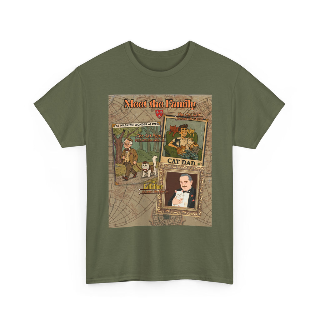 Cat Pops Retro T-Shirt – Vintage Style Cad Dad Graphic Tee