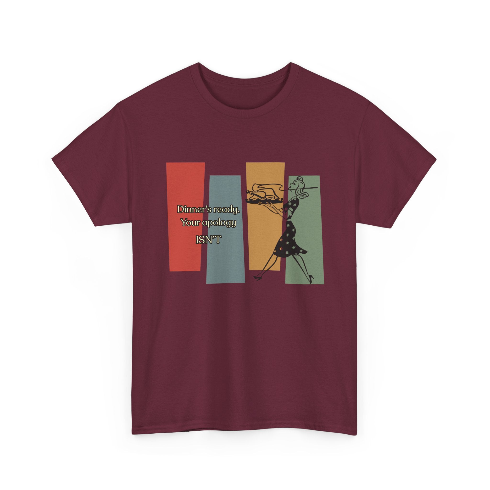 "Common Courtesy" Vintage, Graphic Tee – Dinner's Ready T-Shirt