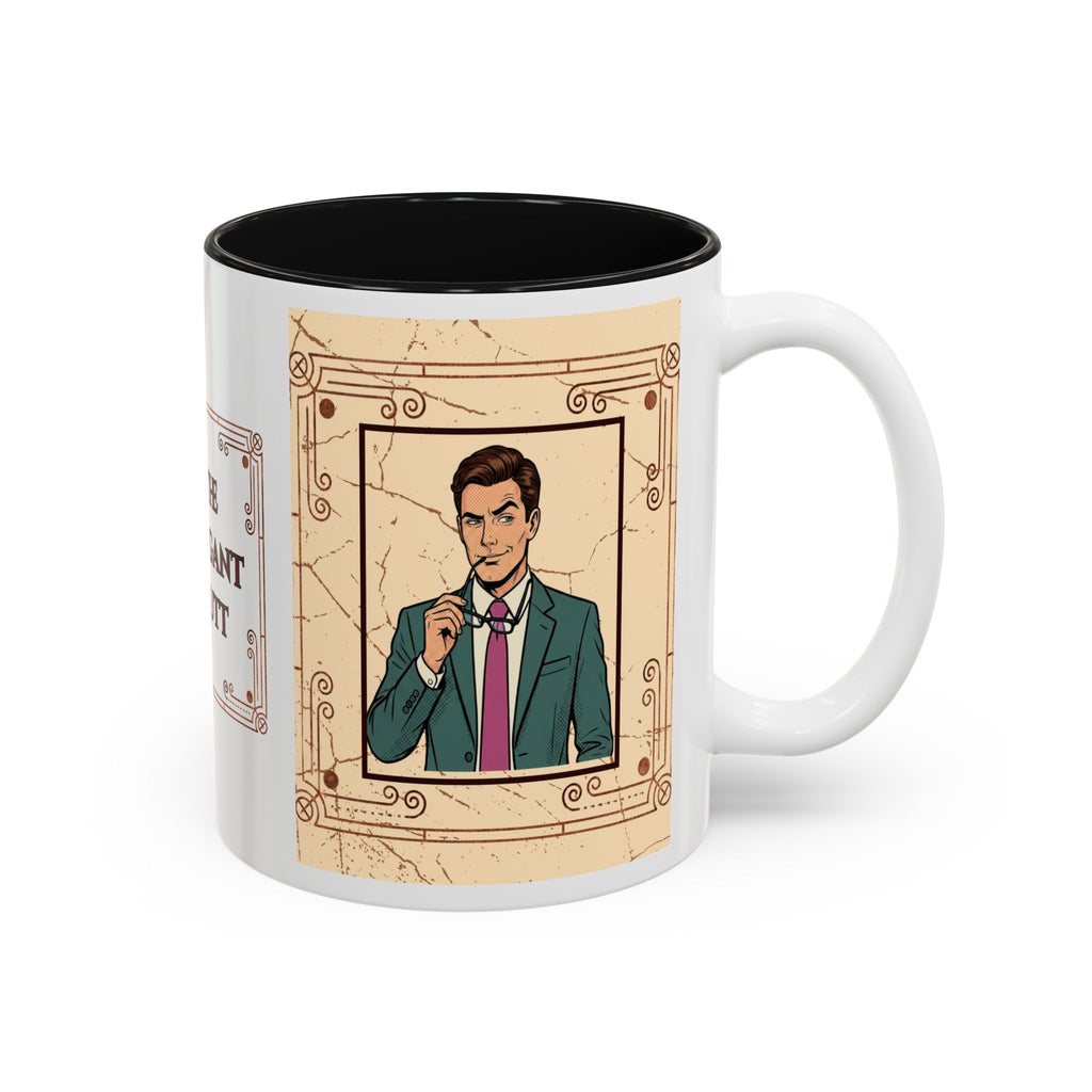 Malcolm Accent Mug — Two Tone Coffee Cup (11oz)