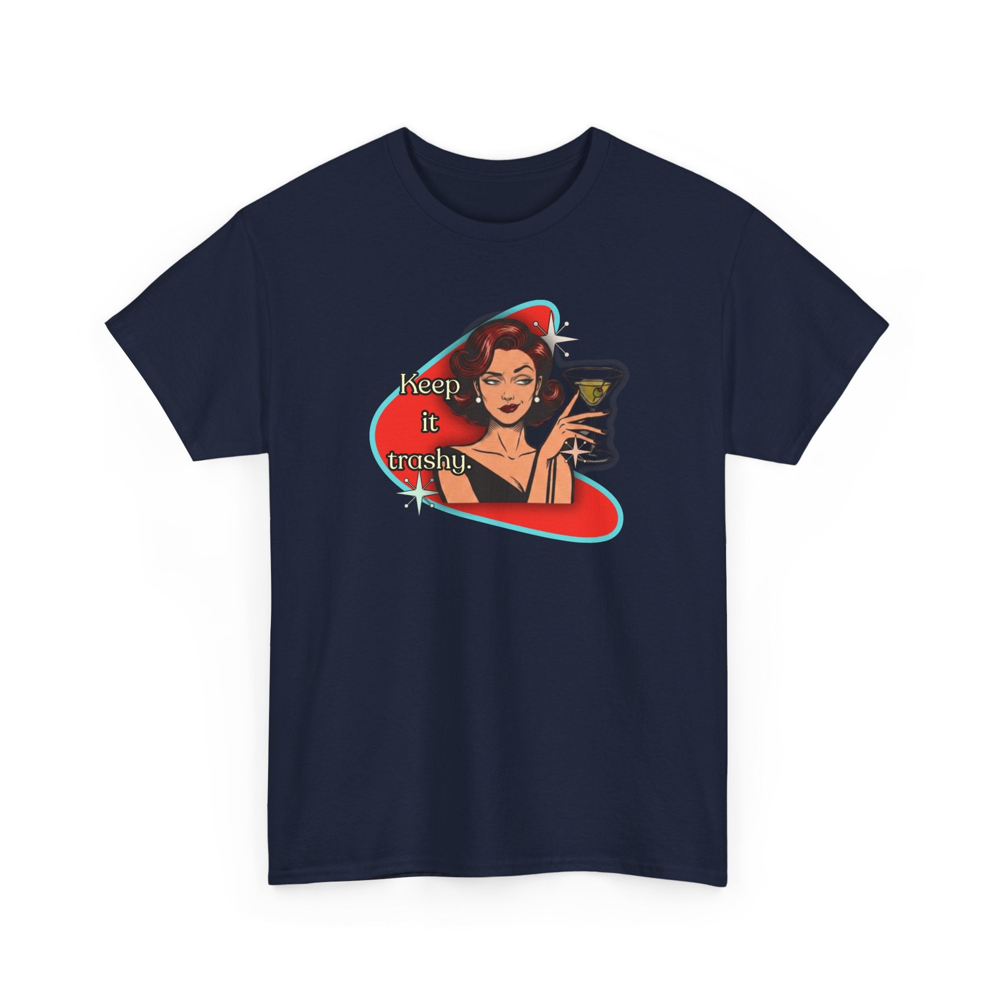 Keep it Trashy Retro Tee – Vintage Style Graphic Tee