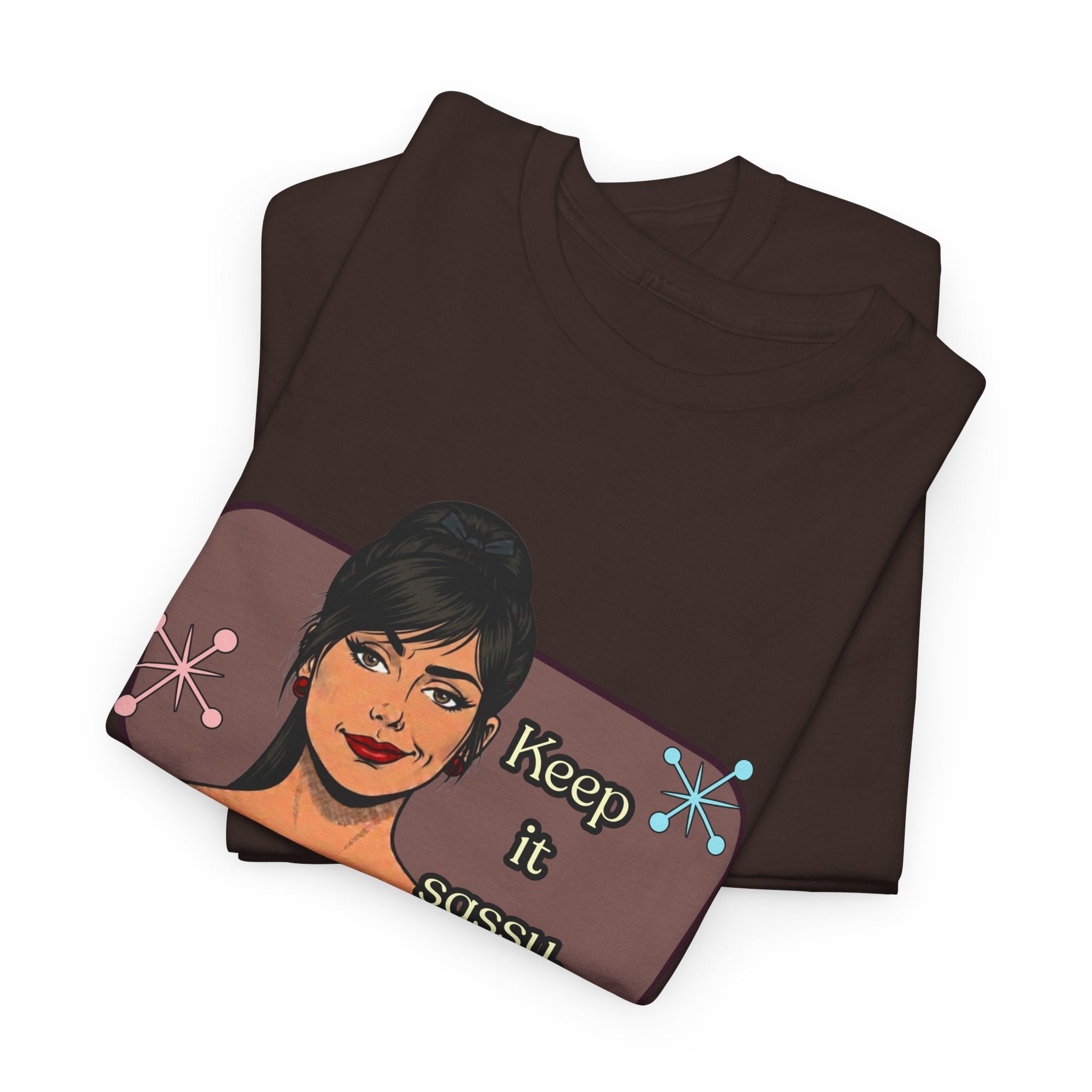 Keep It Sassy Retro Tee — Vintage Style Graphic Tee