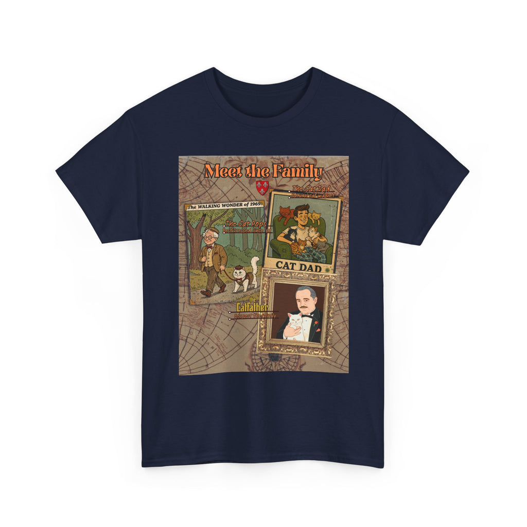 Cat Pops Retro T-Shirt – Vintage Style Cad Dad Graphic Tee