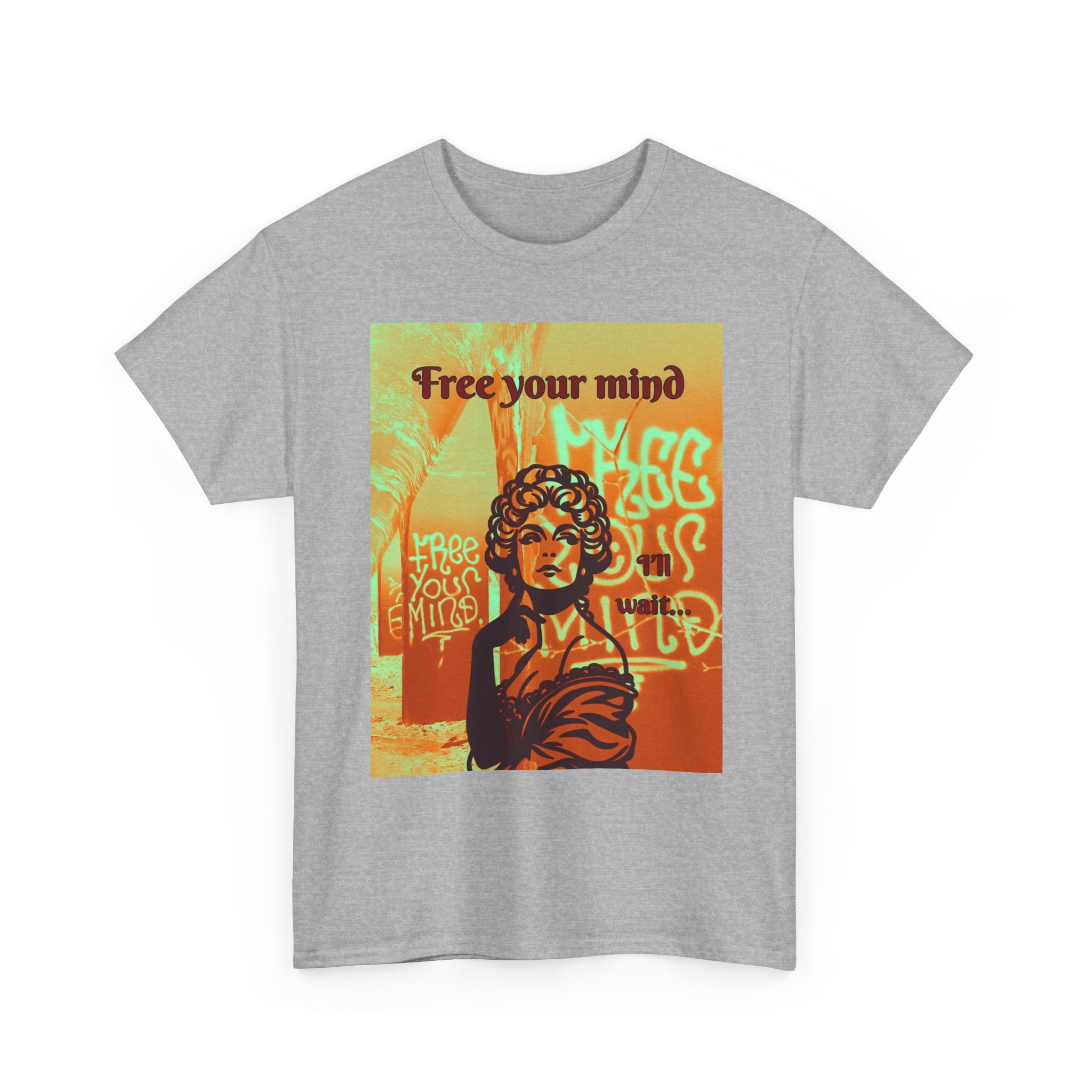 Common Courtesy — Vintage Graffiti Free Your Mind Graphic Tee