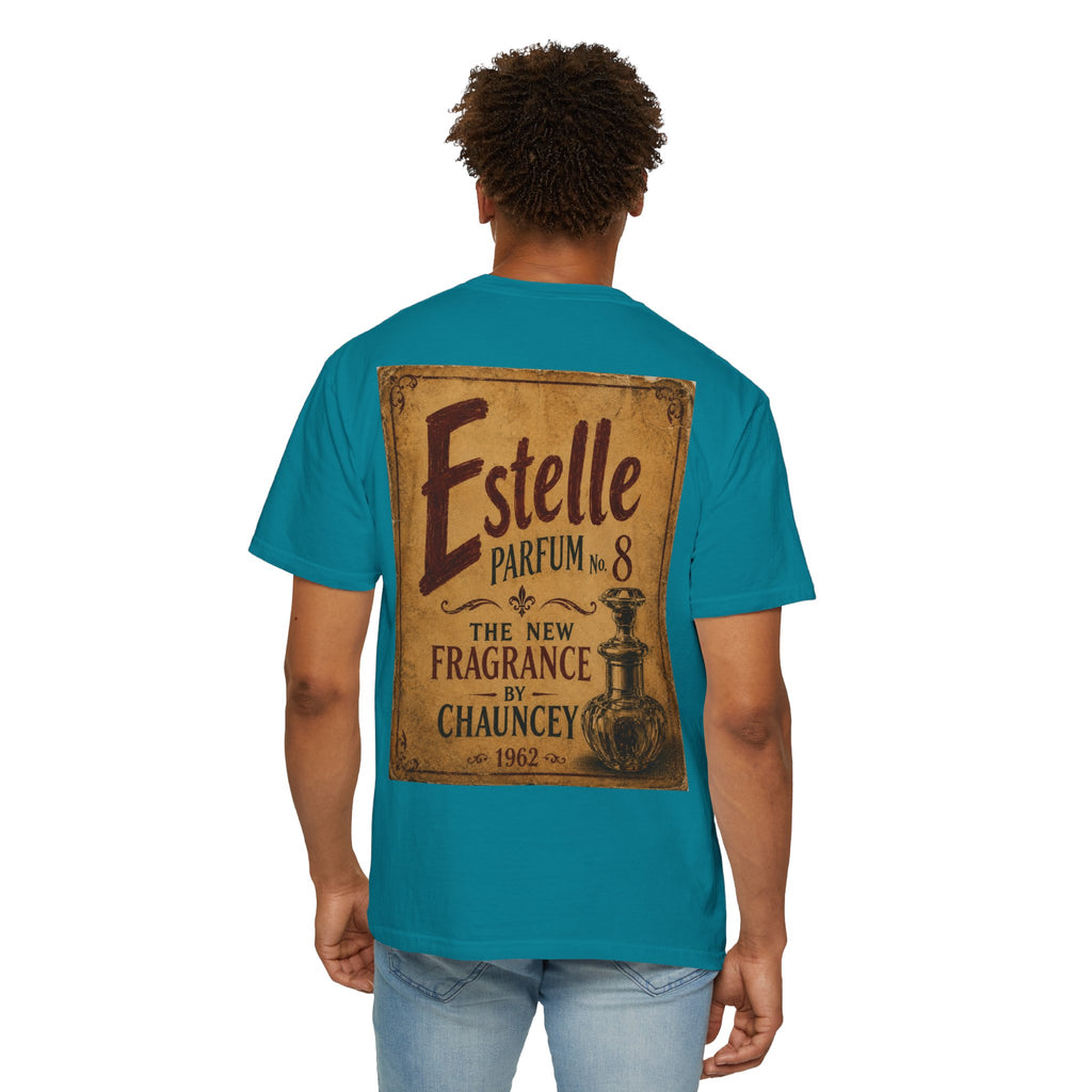 Moodland Studios Retro T-Shirt - Vintage 'Estelle Parfum No. 8' Graphic Tee