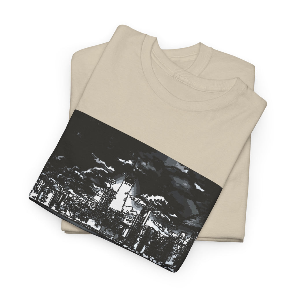 Chi-Town Skyline Tee — Chicago Night Cityscape T-Shirt
